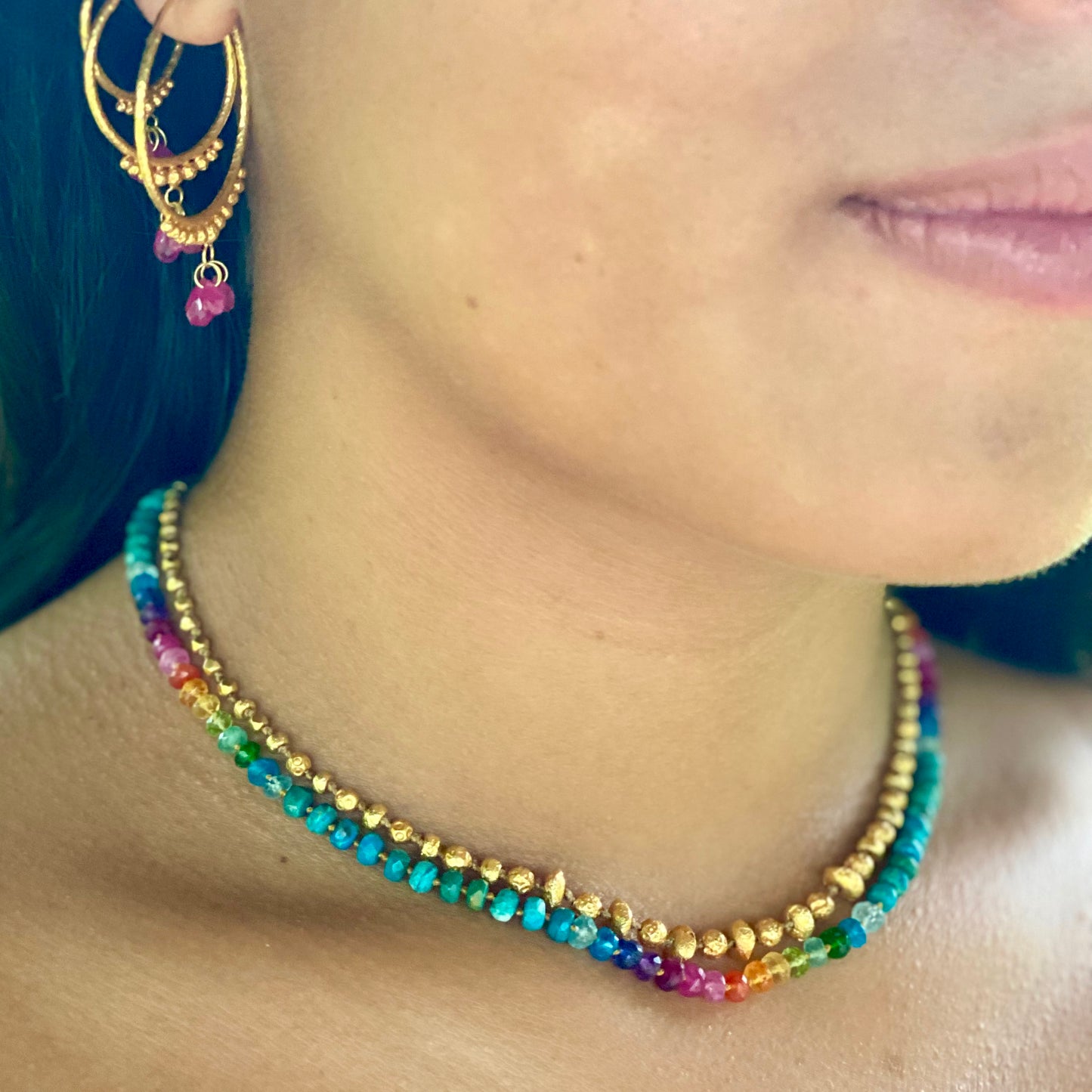 Organic Gold Necklace