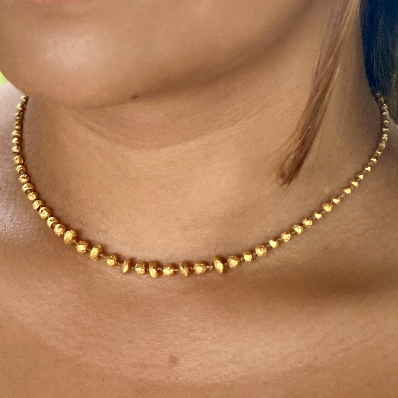 Organic Gold Necklace