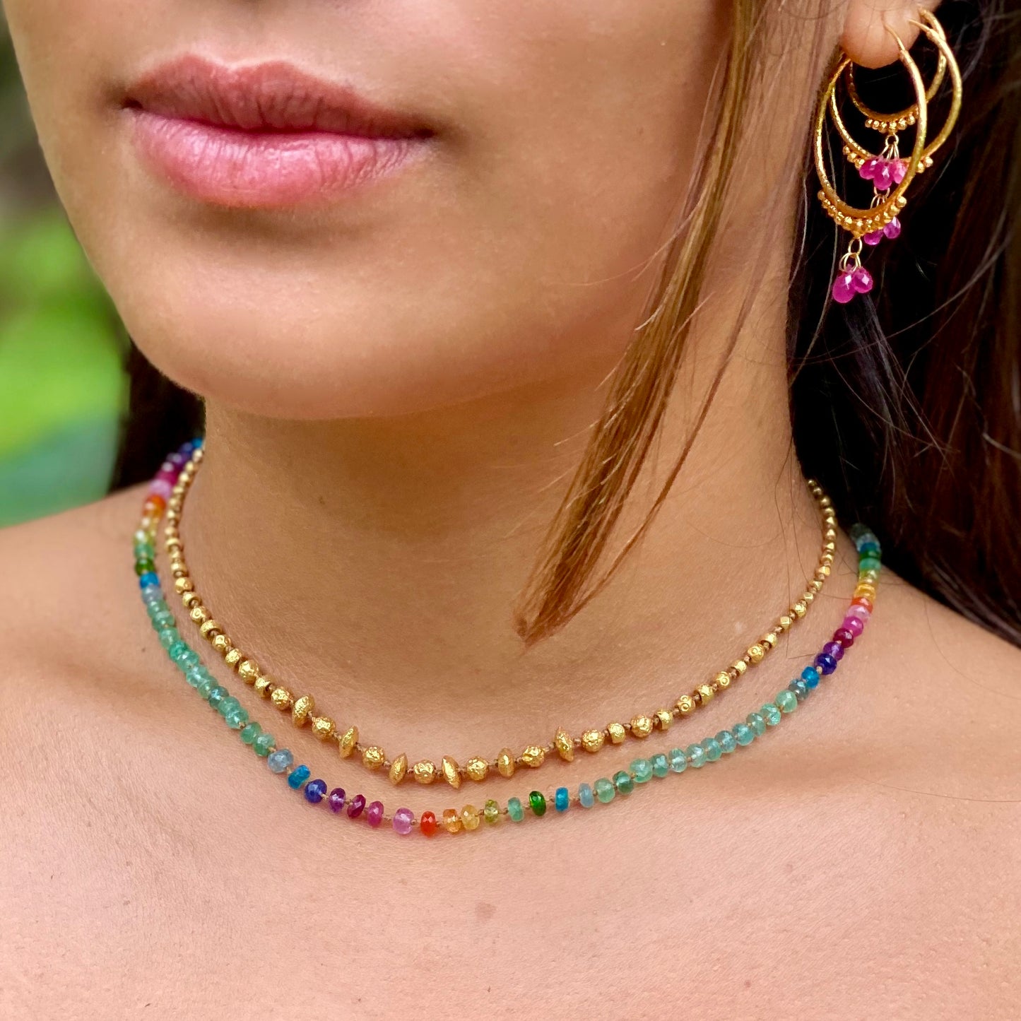 Organic Gold Necklace
