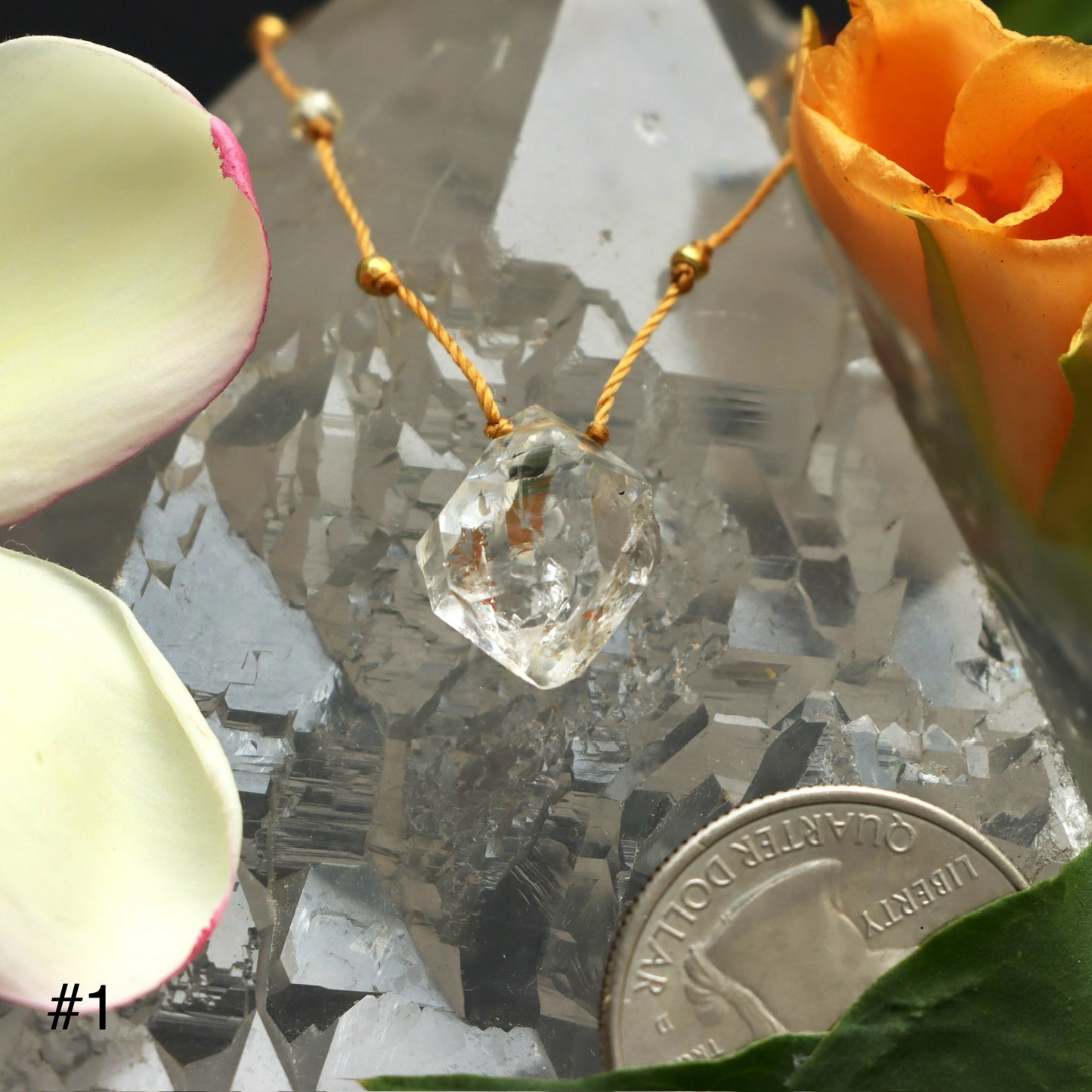 Herkimer Diamond Alohi Drop