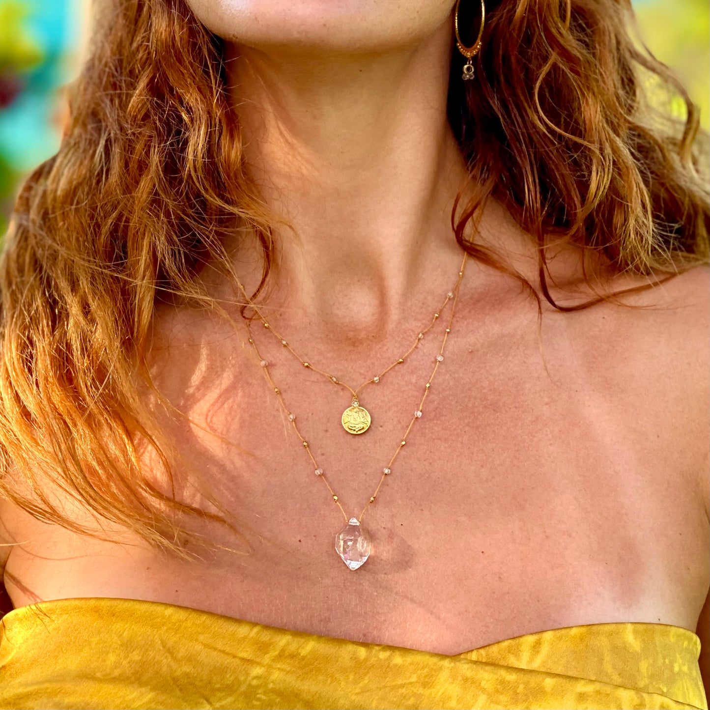Herkimer Diamond Alohi Drop