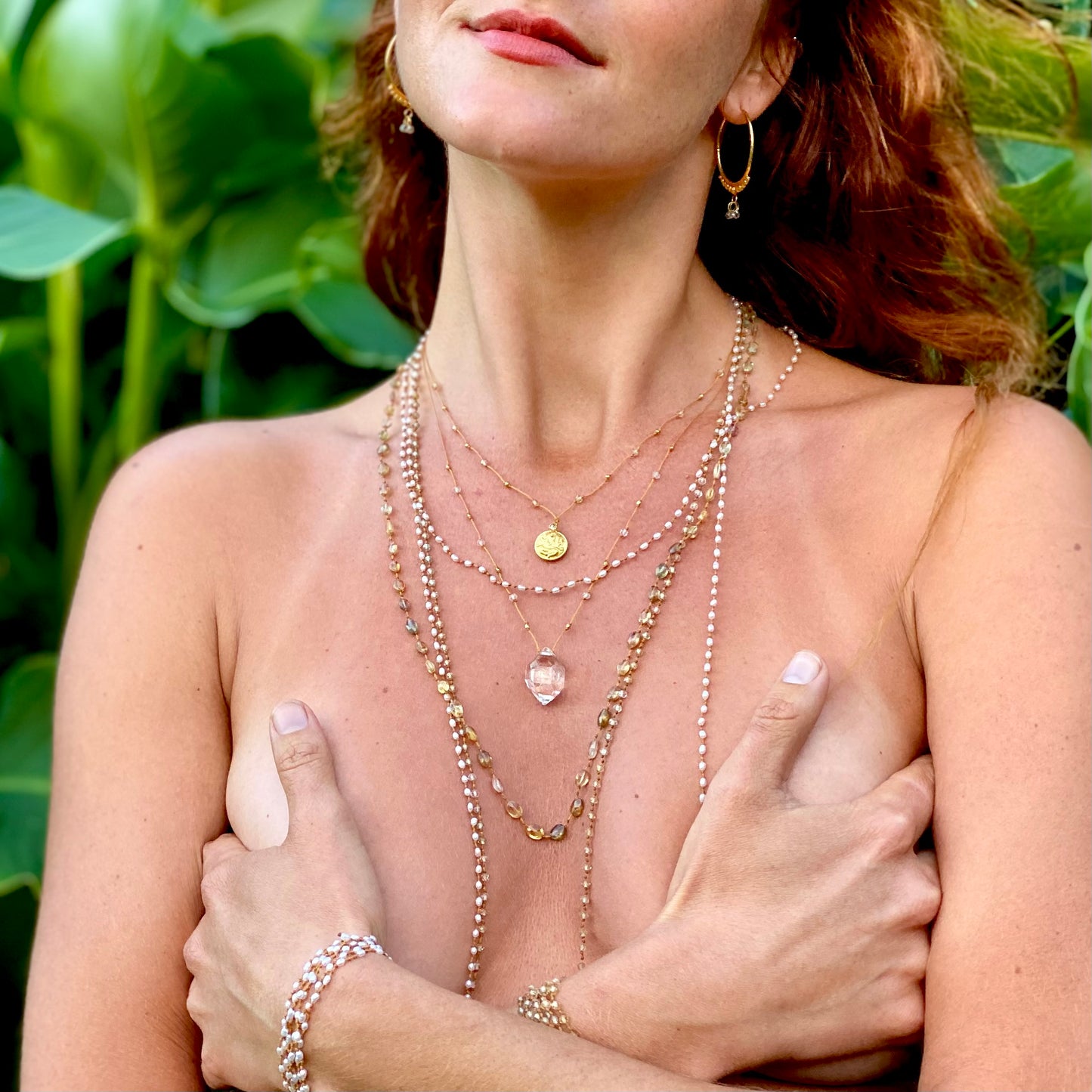 Herkimer Diamond Alohi Drop