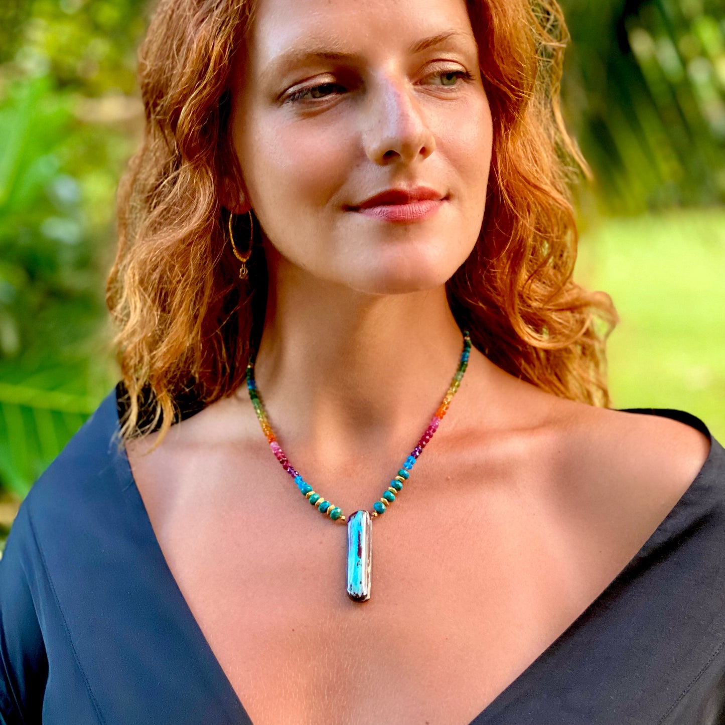 Opalized Palm with Opalina & Gold Rainbow Mana
