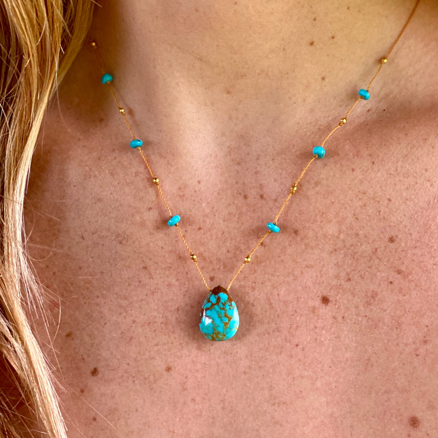 Turquoise Alohi Drop