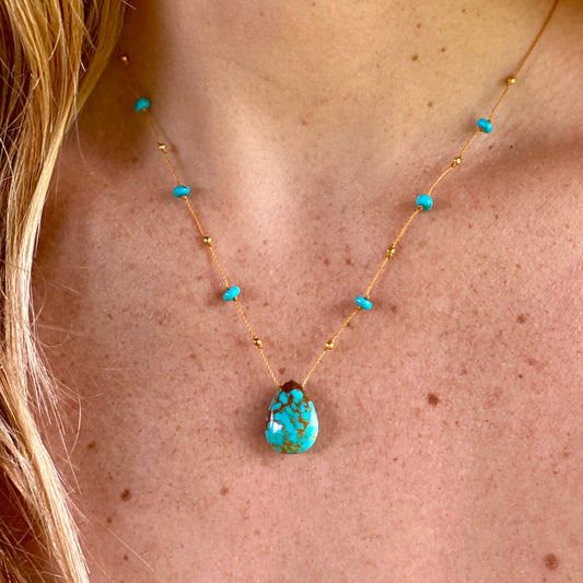 Turquoise Alohi Drop