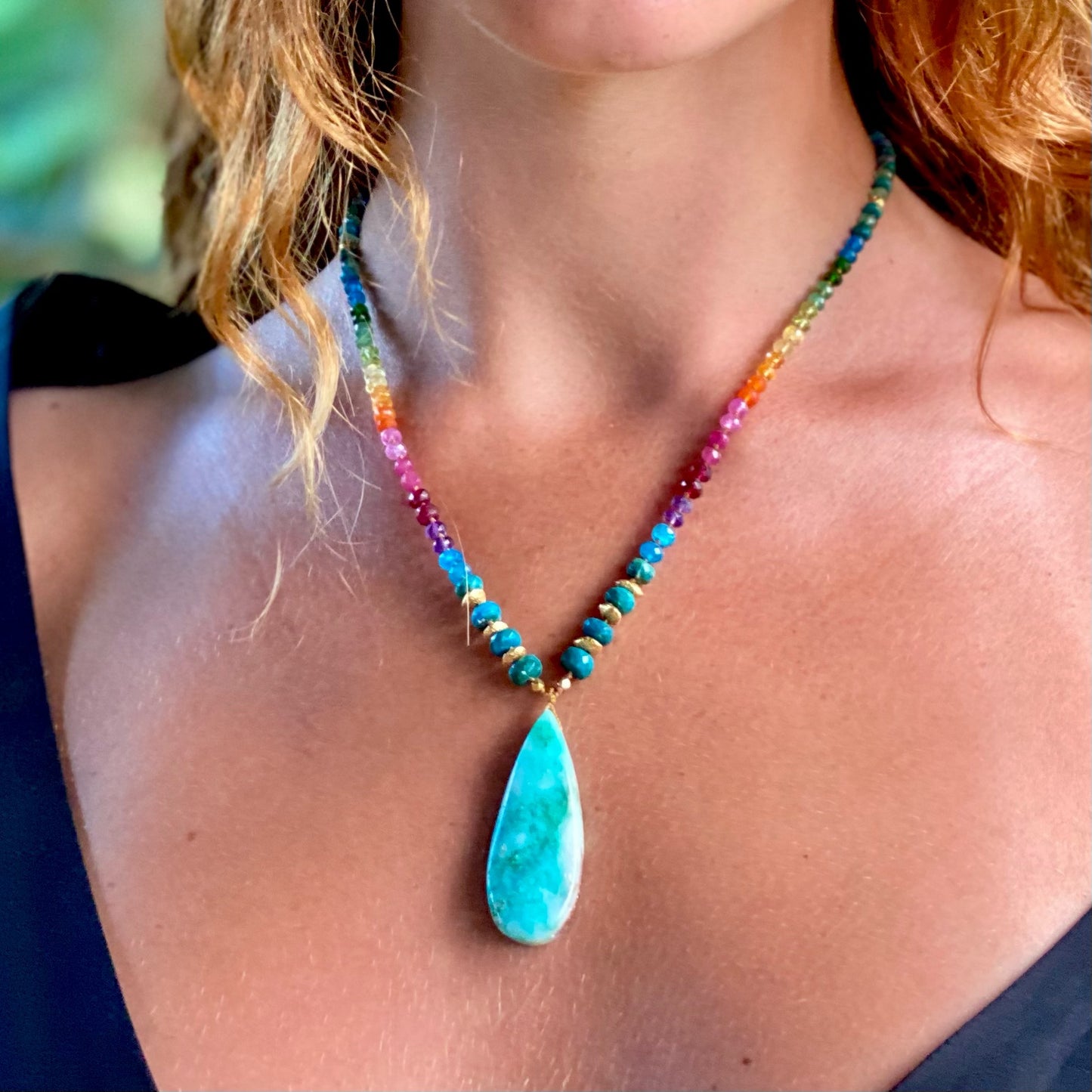 Opalized Wood with Opalina & Gold Rainbow Mana
