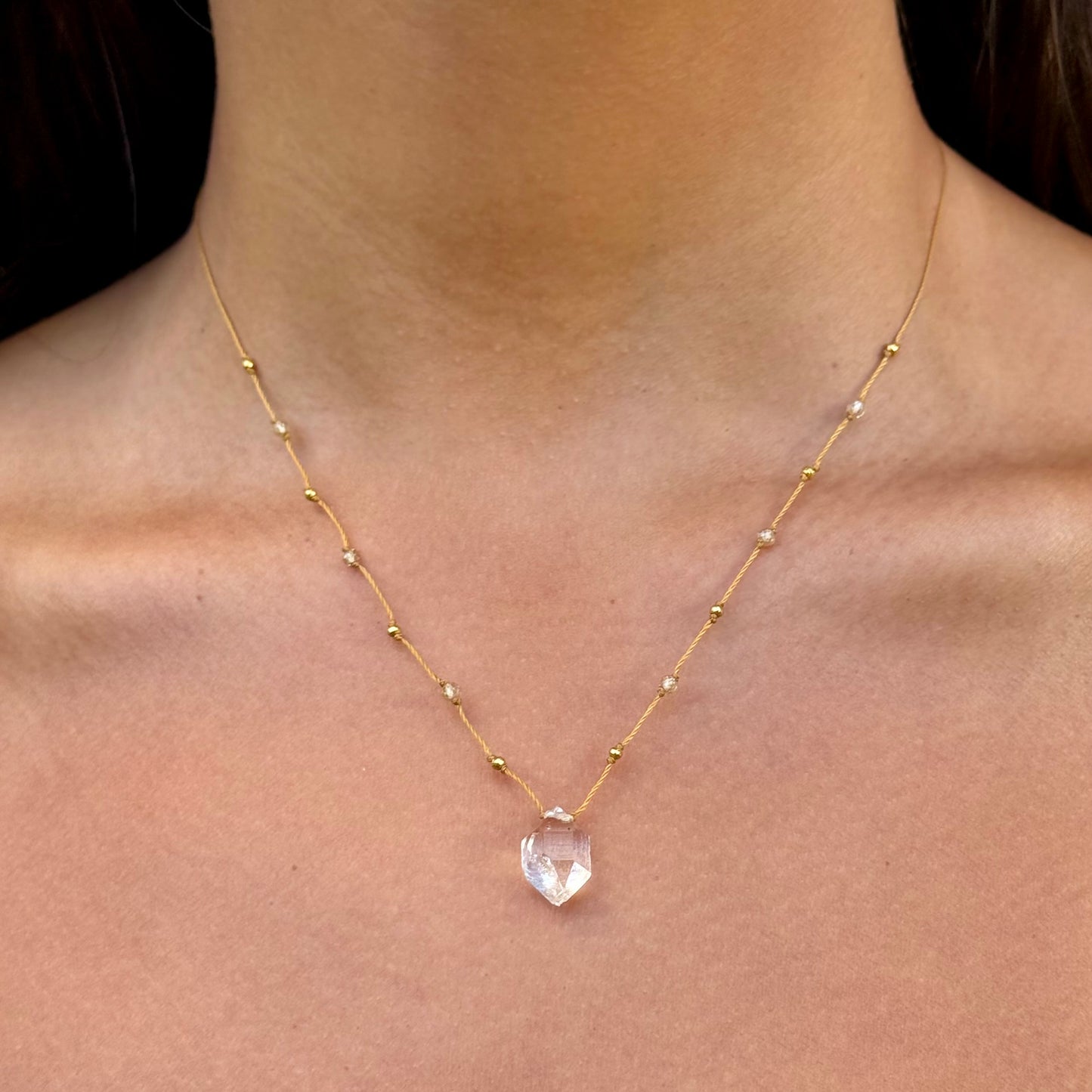 Herkimer Diamond Alohi Drop