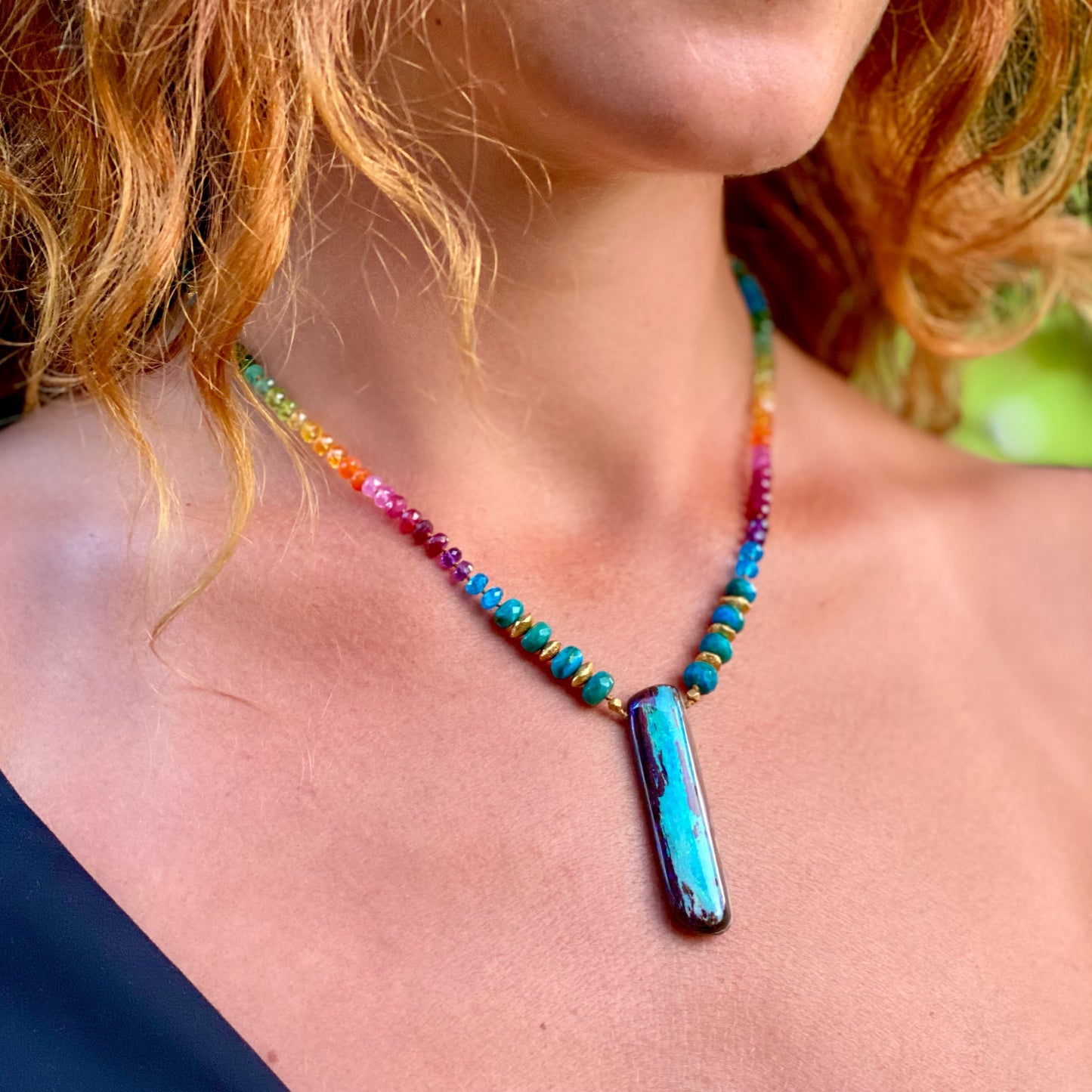 Opalized Palm with Opalina & Gold Rainbow Mana