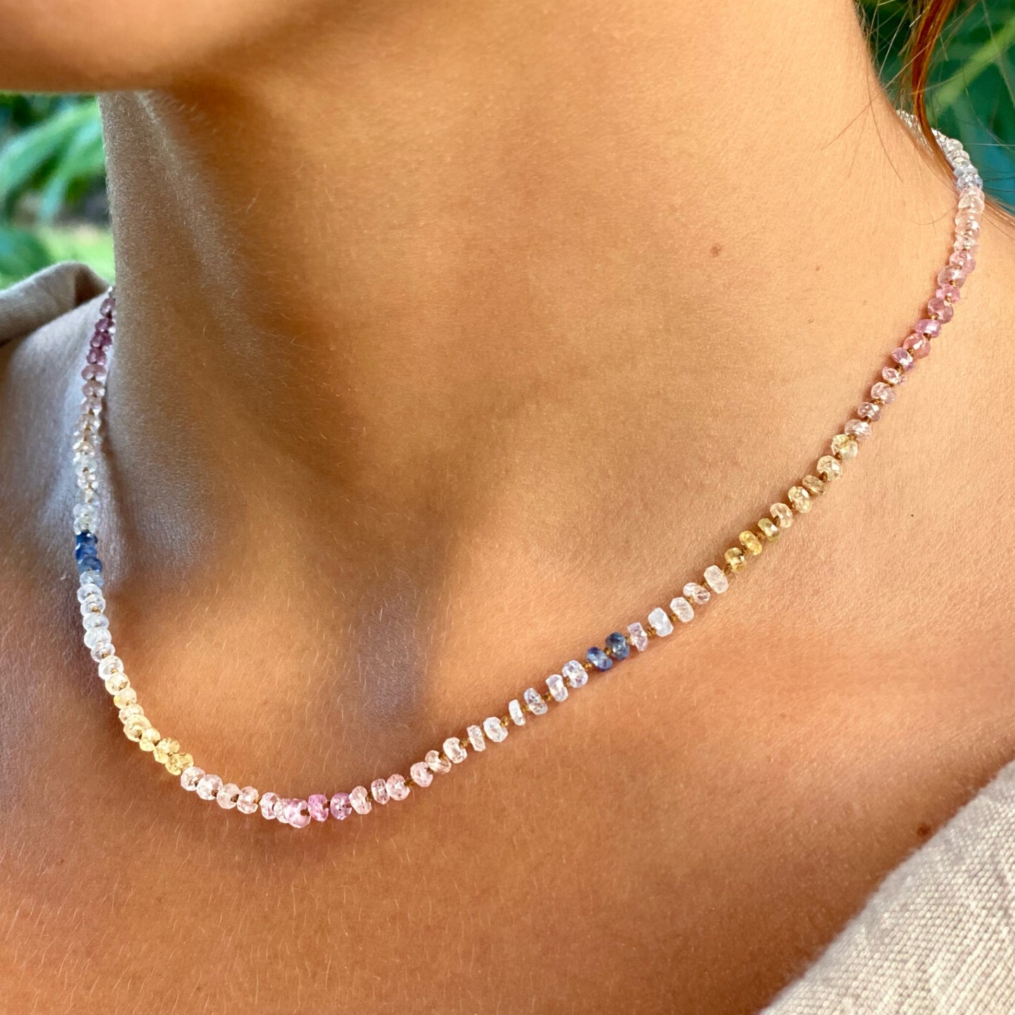 Pastel Sapphire Lei