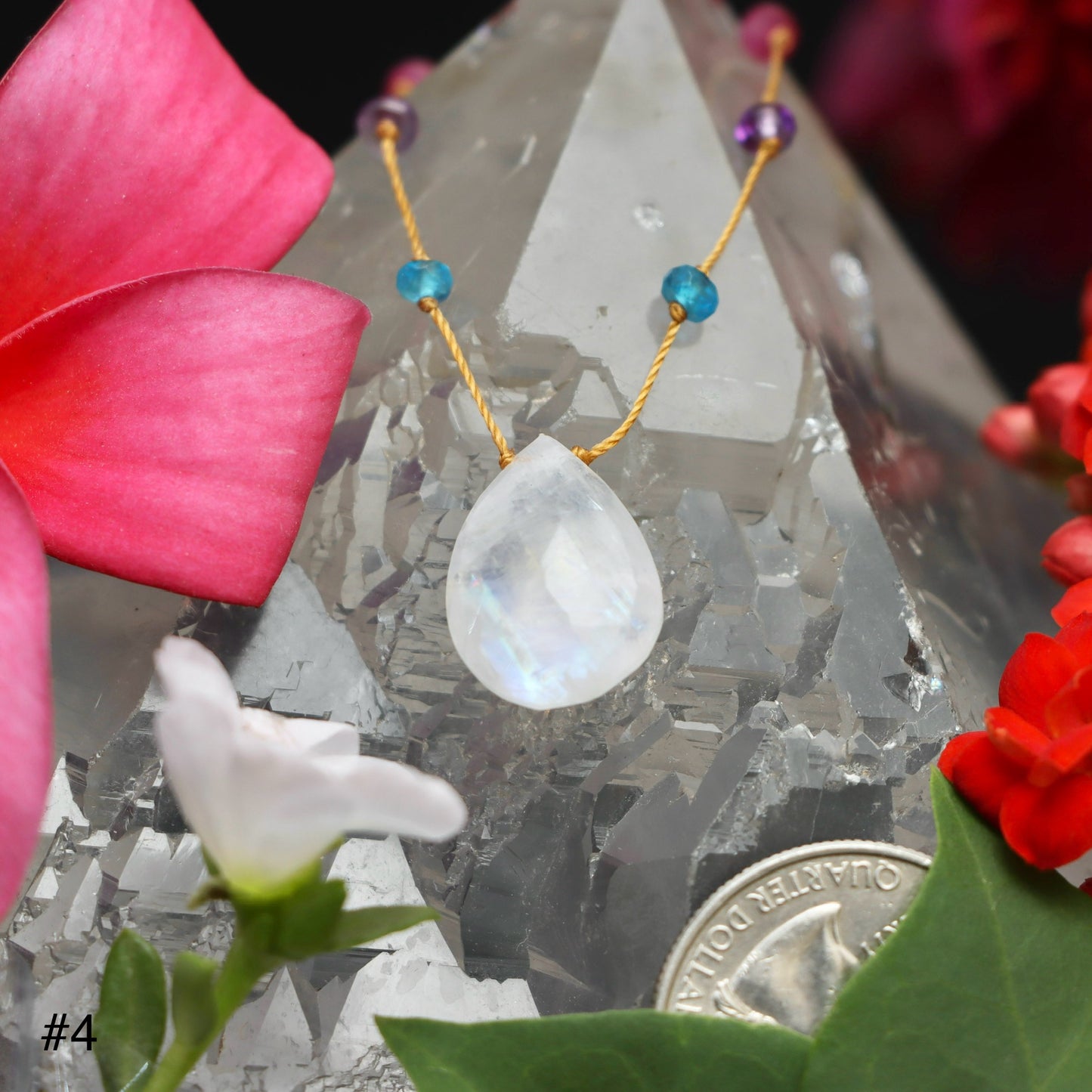 Moonstone Rainbow Drop