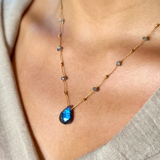 Labradorite Alohi Drop
