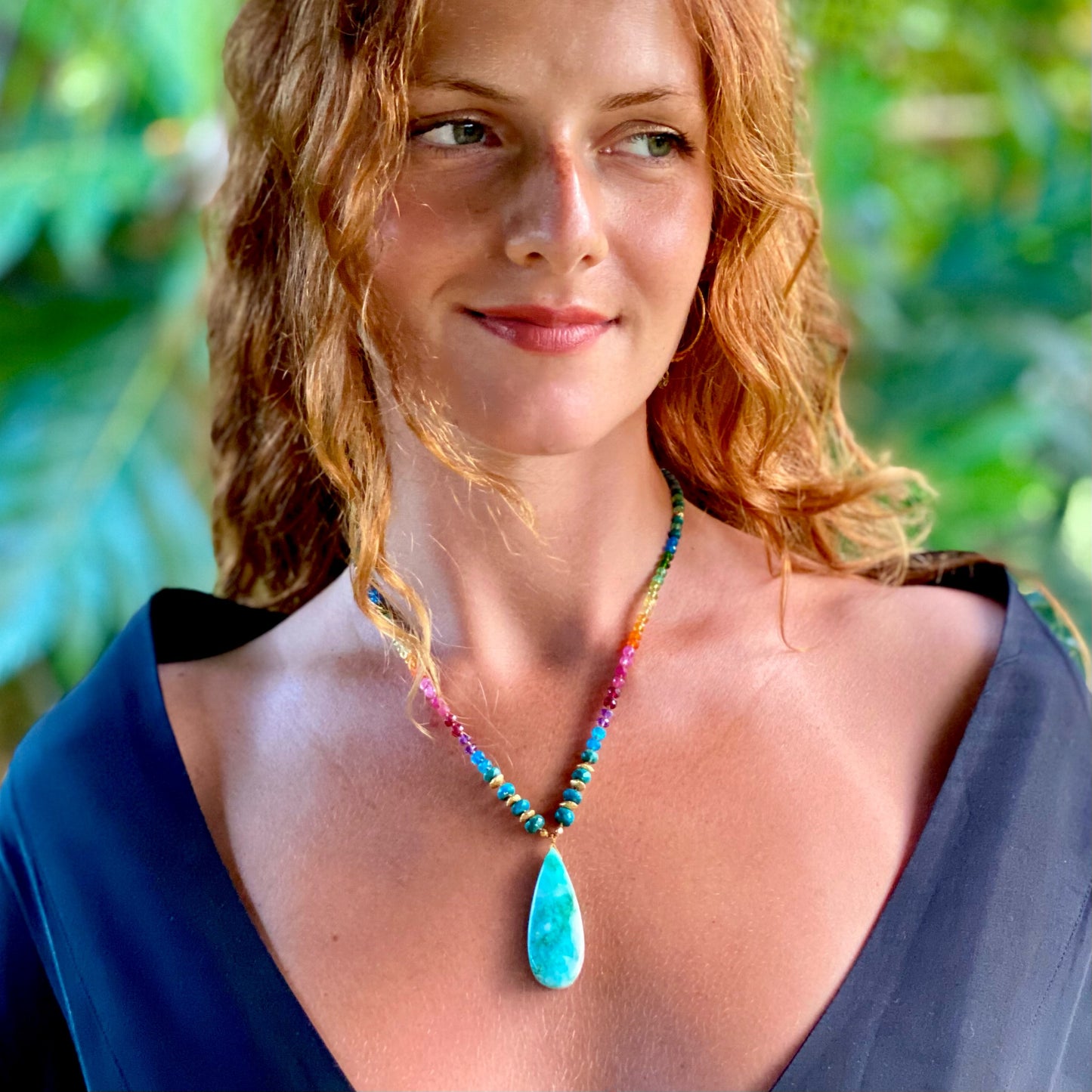 Opalized Wood with Opalina & Gold Rainbow Mana