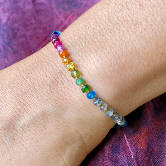 Labradorite Rainbow Bracelet