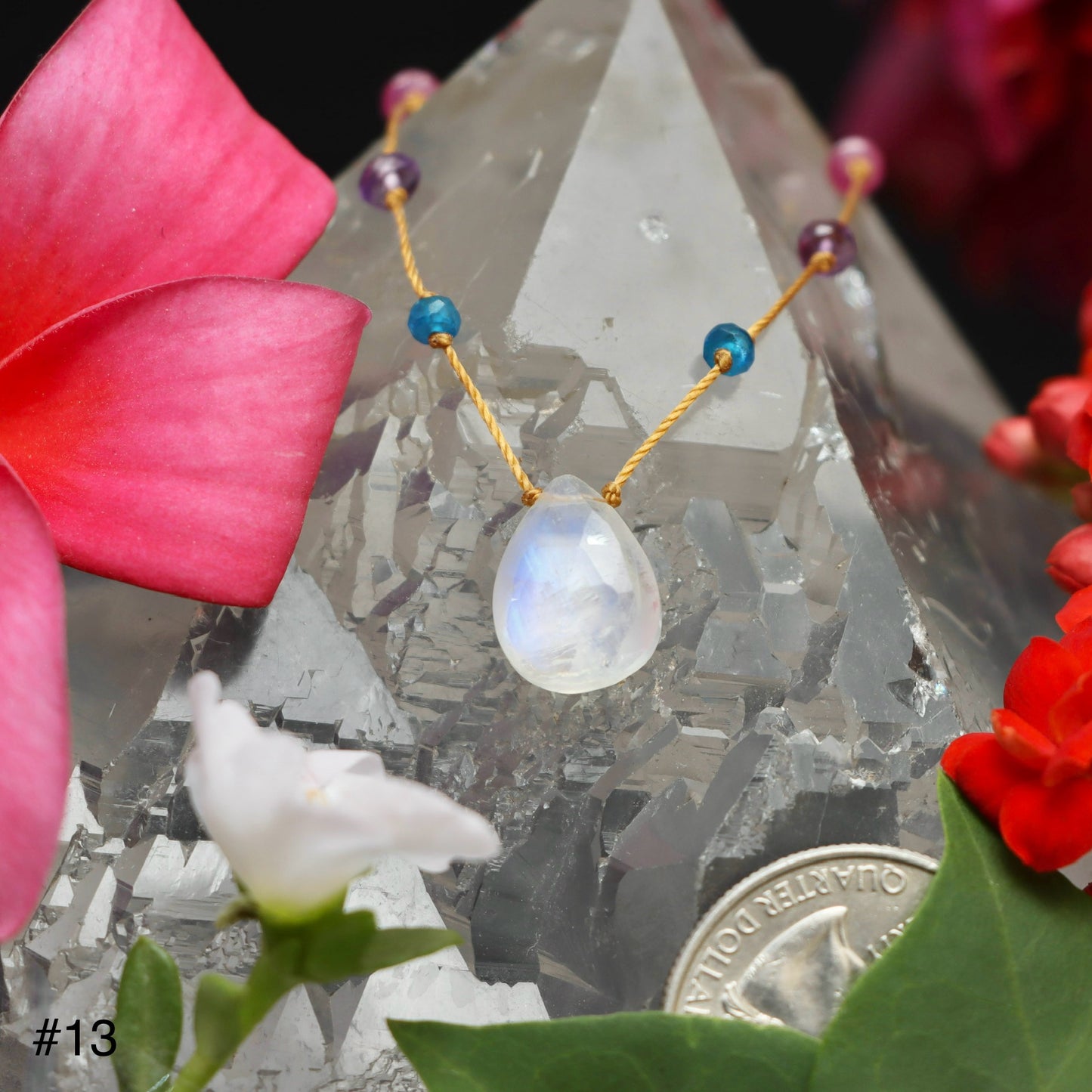 Moonstone Rainbow Drop