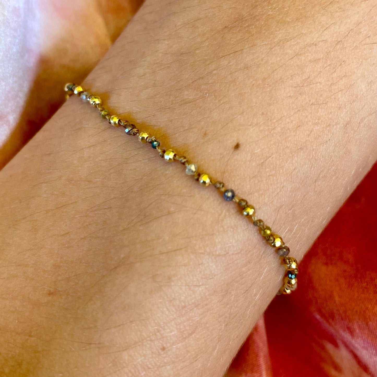 Multi-Color Diamond Bracelet