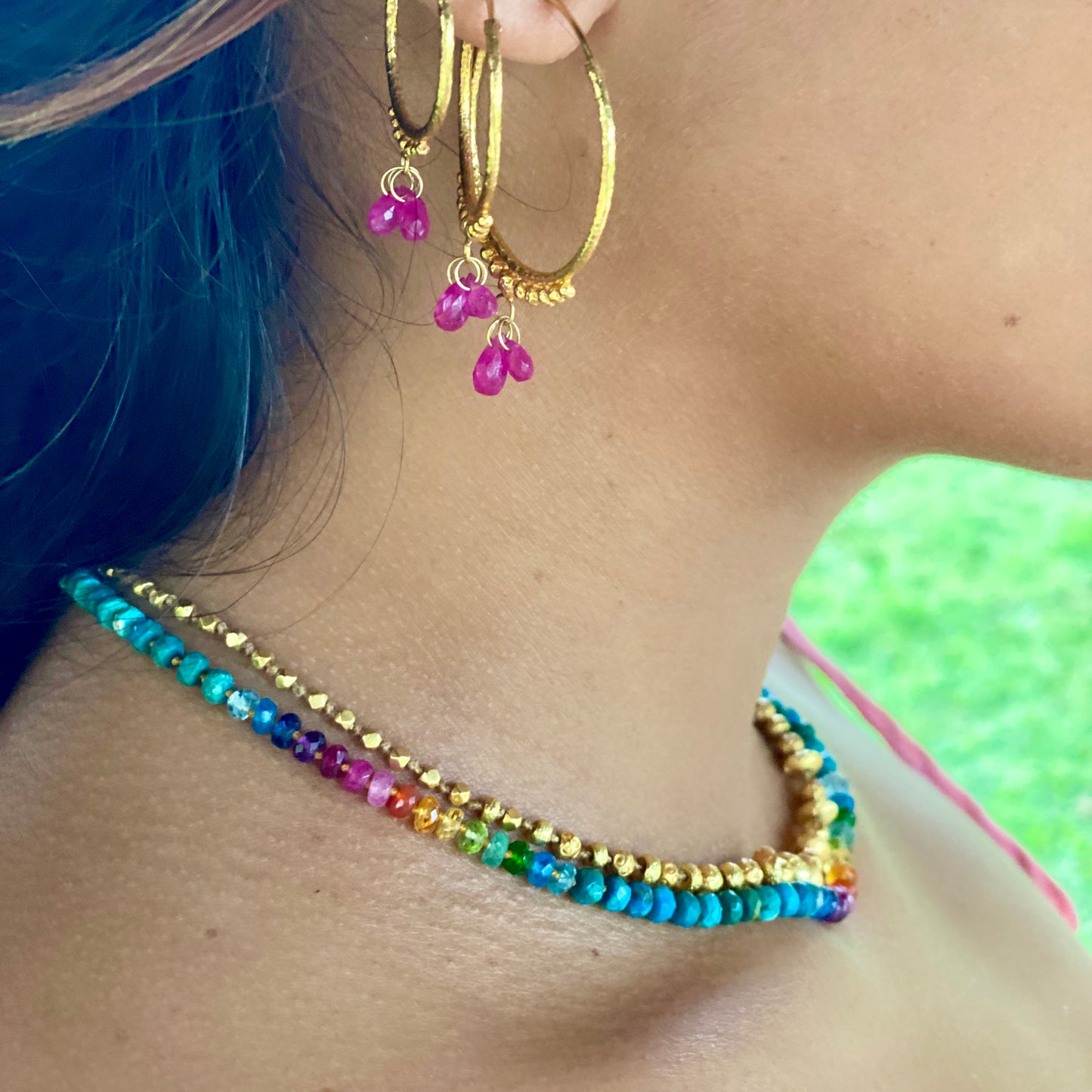 Organic Gold Necklace