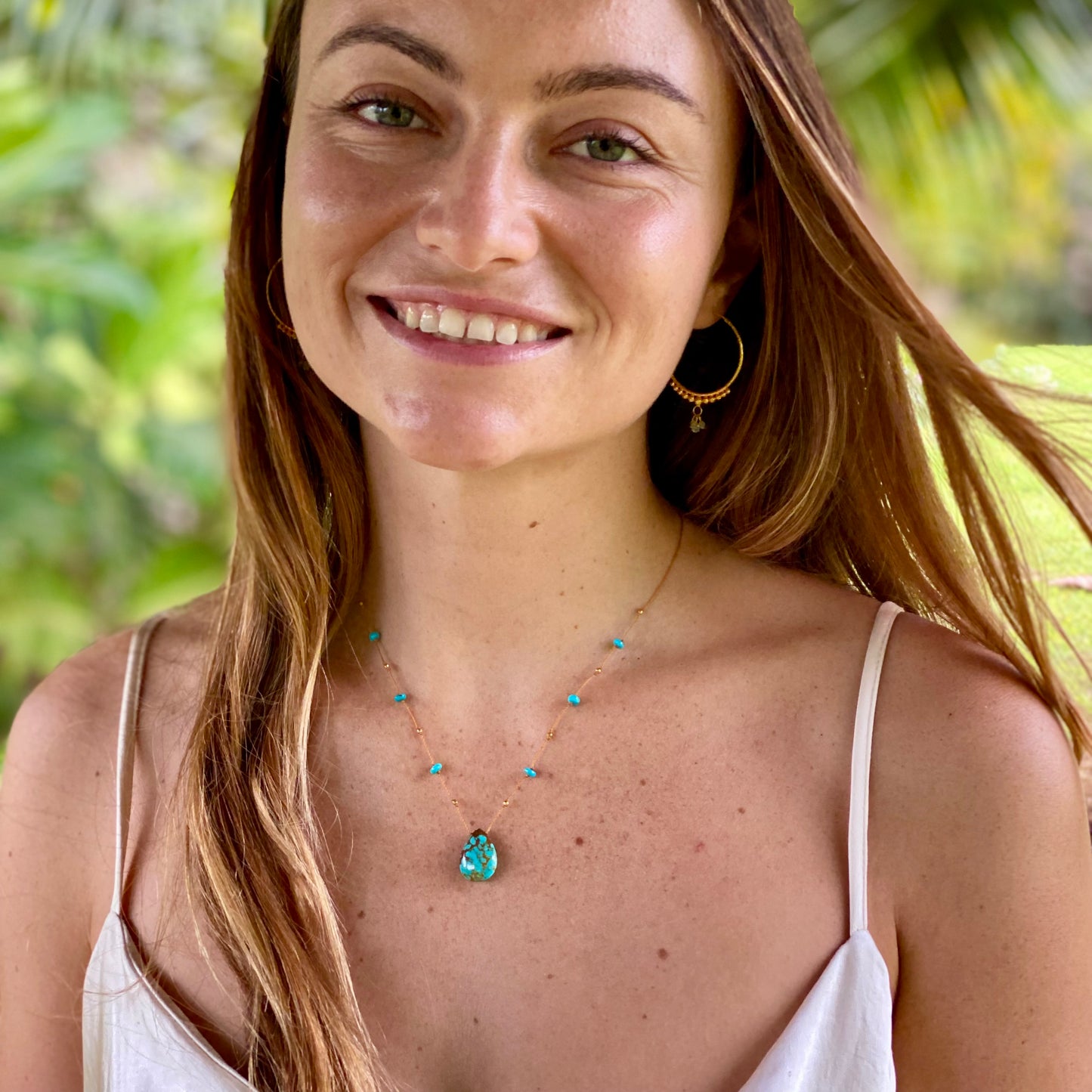 Turquoise Alohi Drop