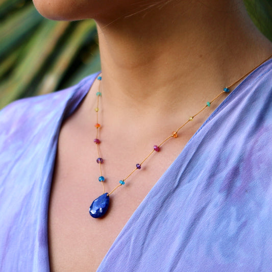 Lapis Rainbow Drop