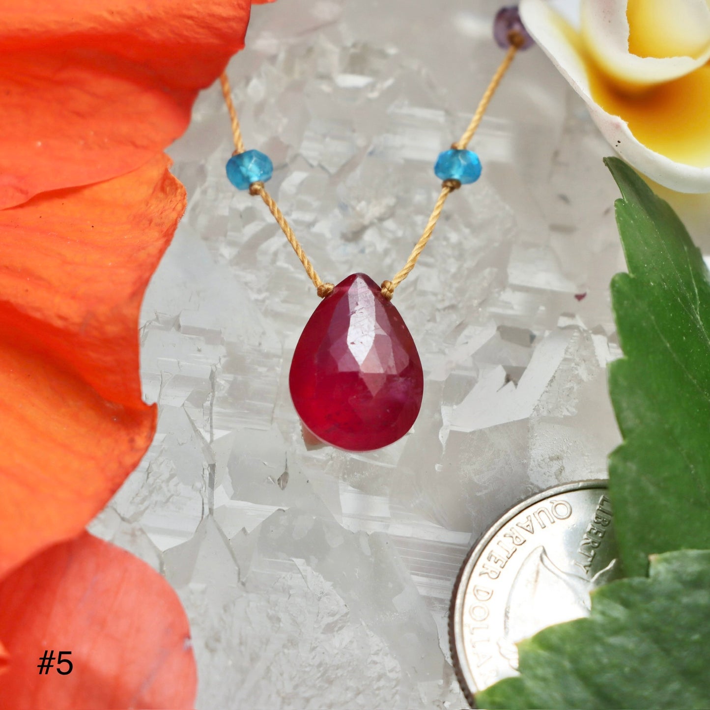 Ruby Rainbow Drop