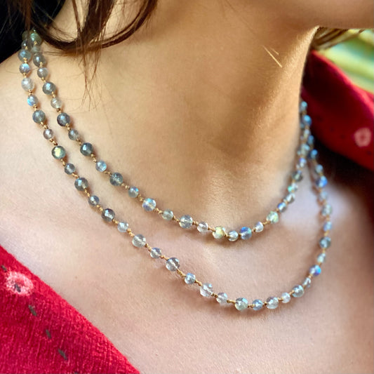 Labradorite Mala