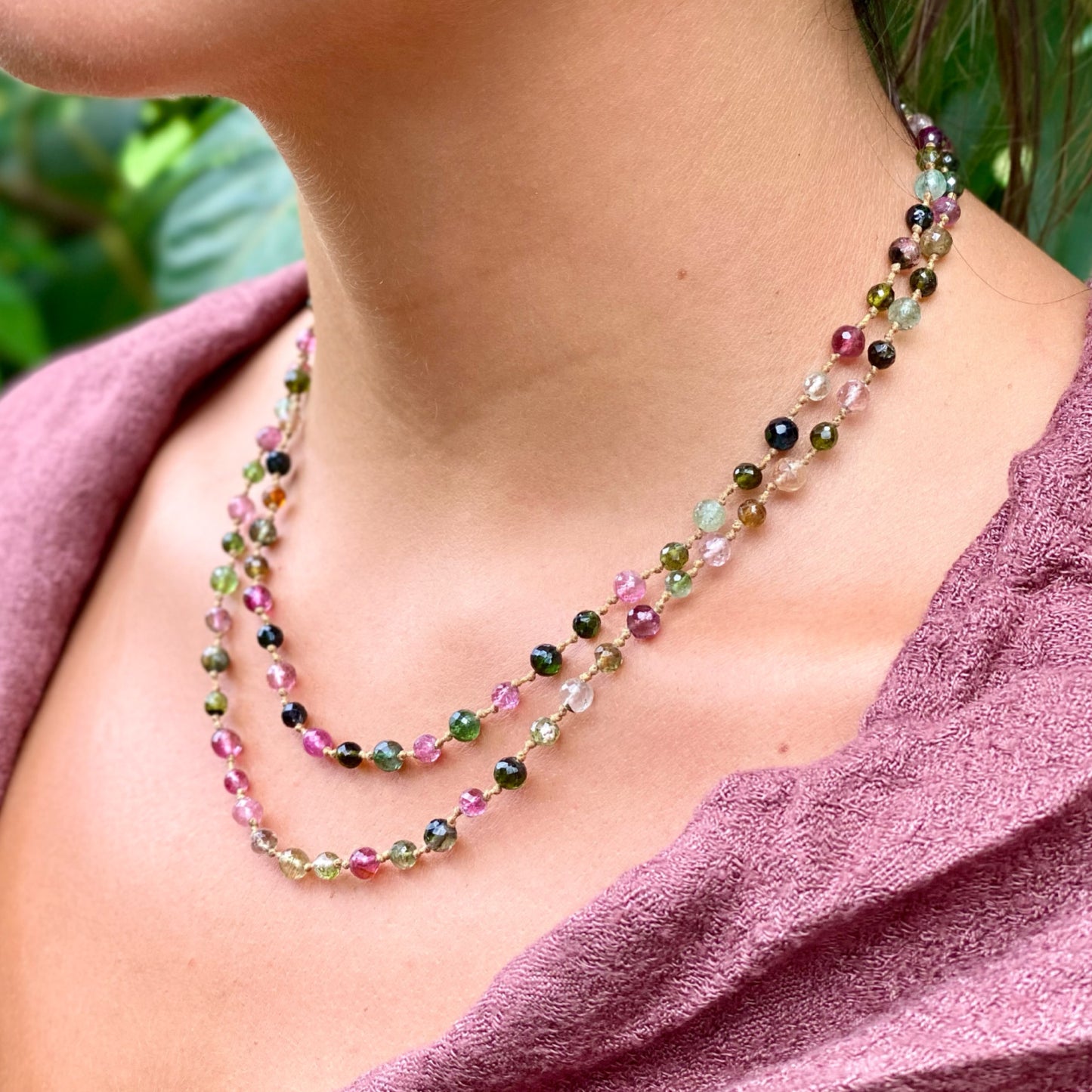 Tourmaline Mala