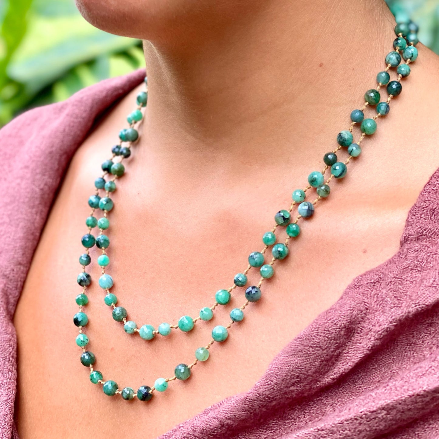 Sakota Emerald Mala