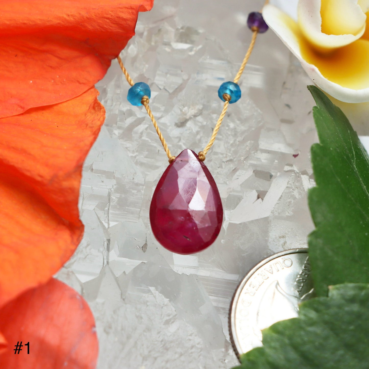 Ruby Rainbow Drop