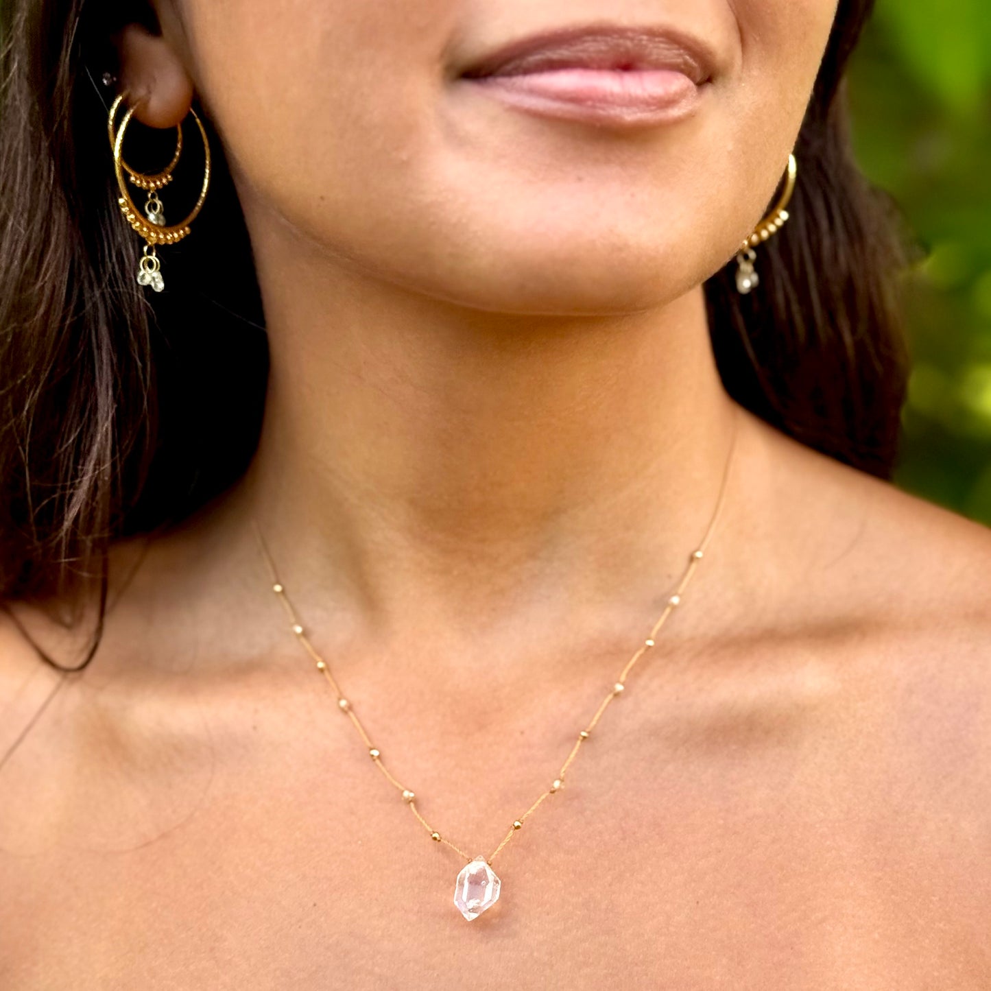 Herkimer Diamond Alohi Drop
