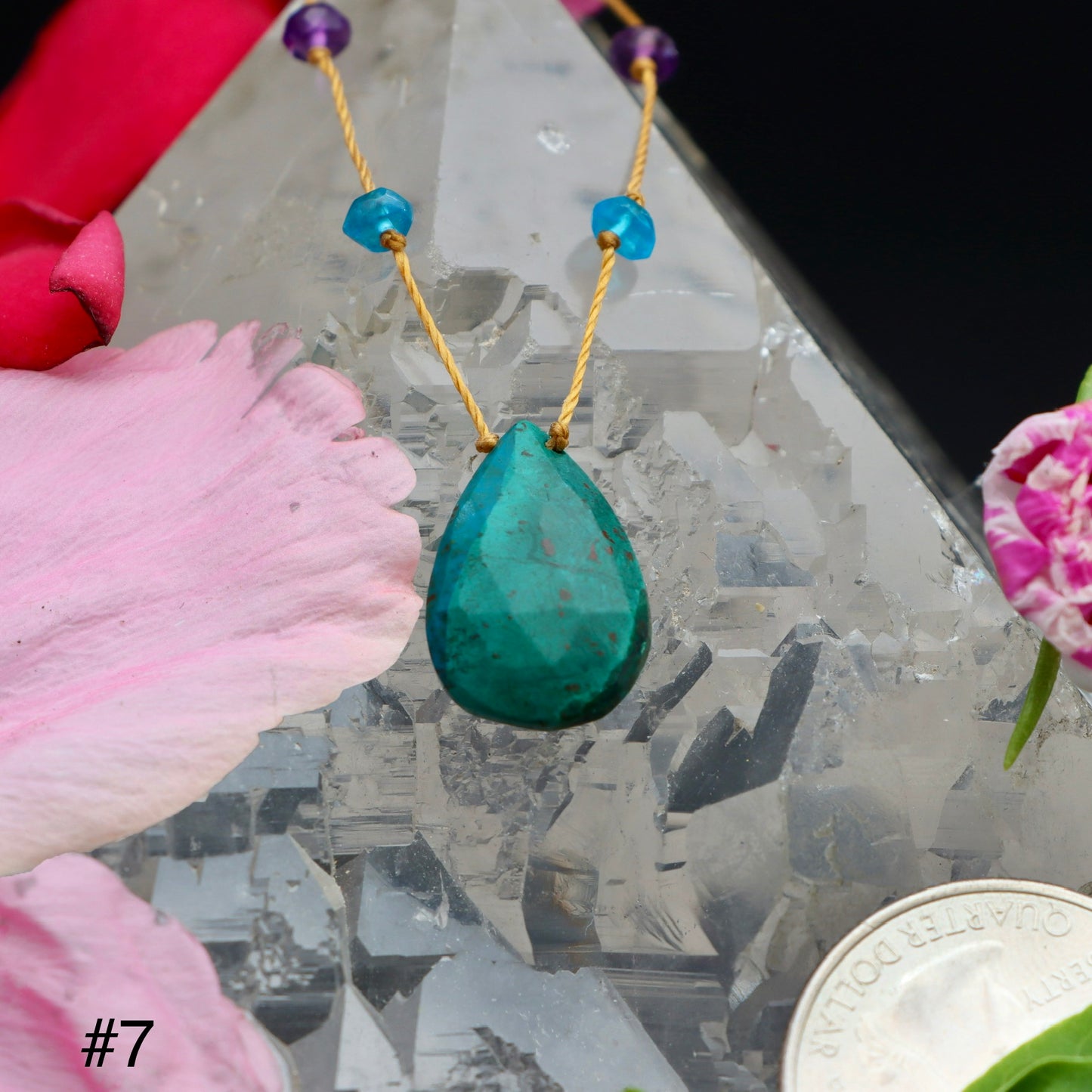 Chrysocolla Rainbow Drop
