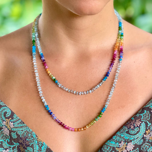Aquamarine Rainbow Lei