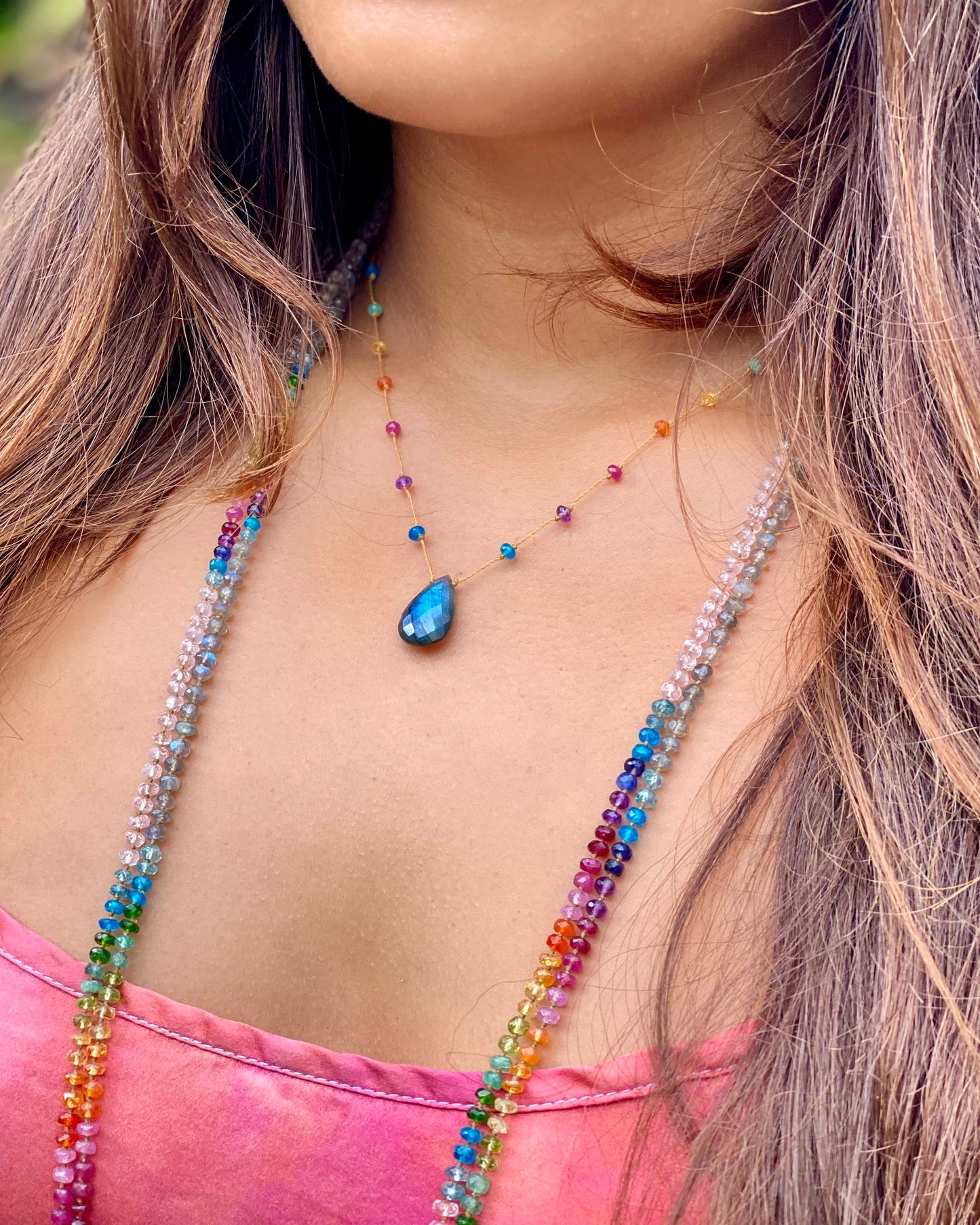 Labradorite Rainbow Lei