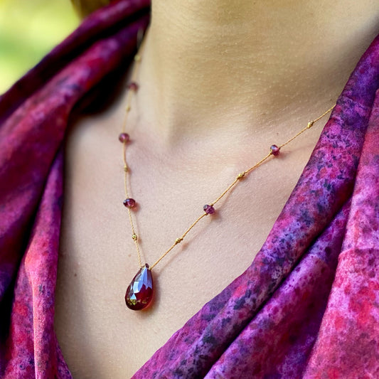 Garnet Alohi Drop