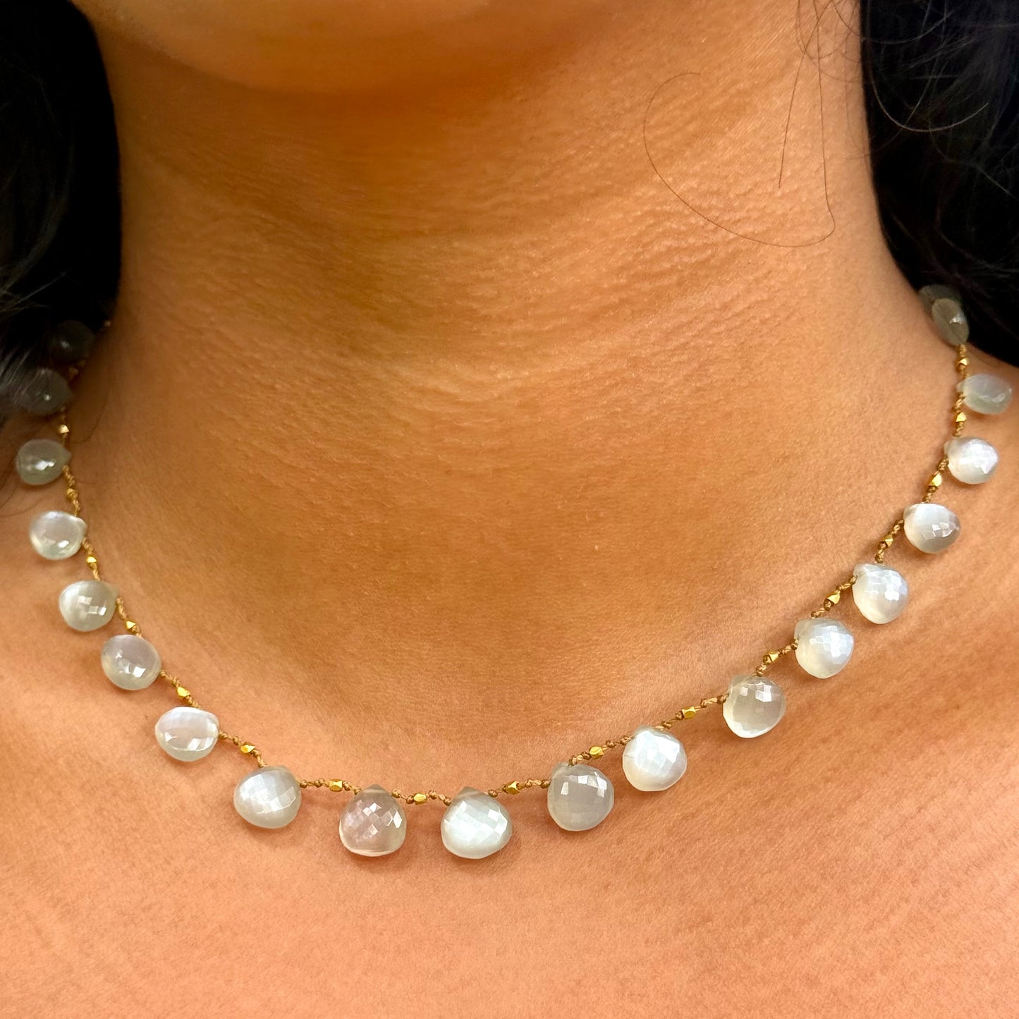 Silver Moonstone & Gold Ali’i