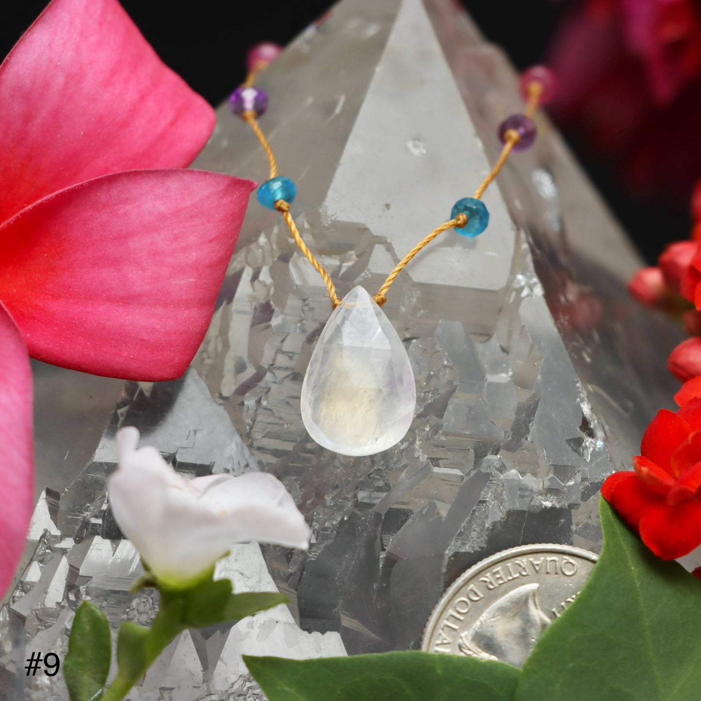 Moonstone Rainbow Drop