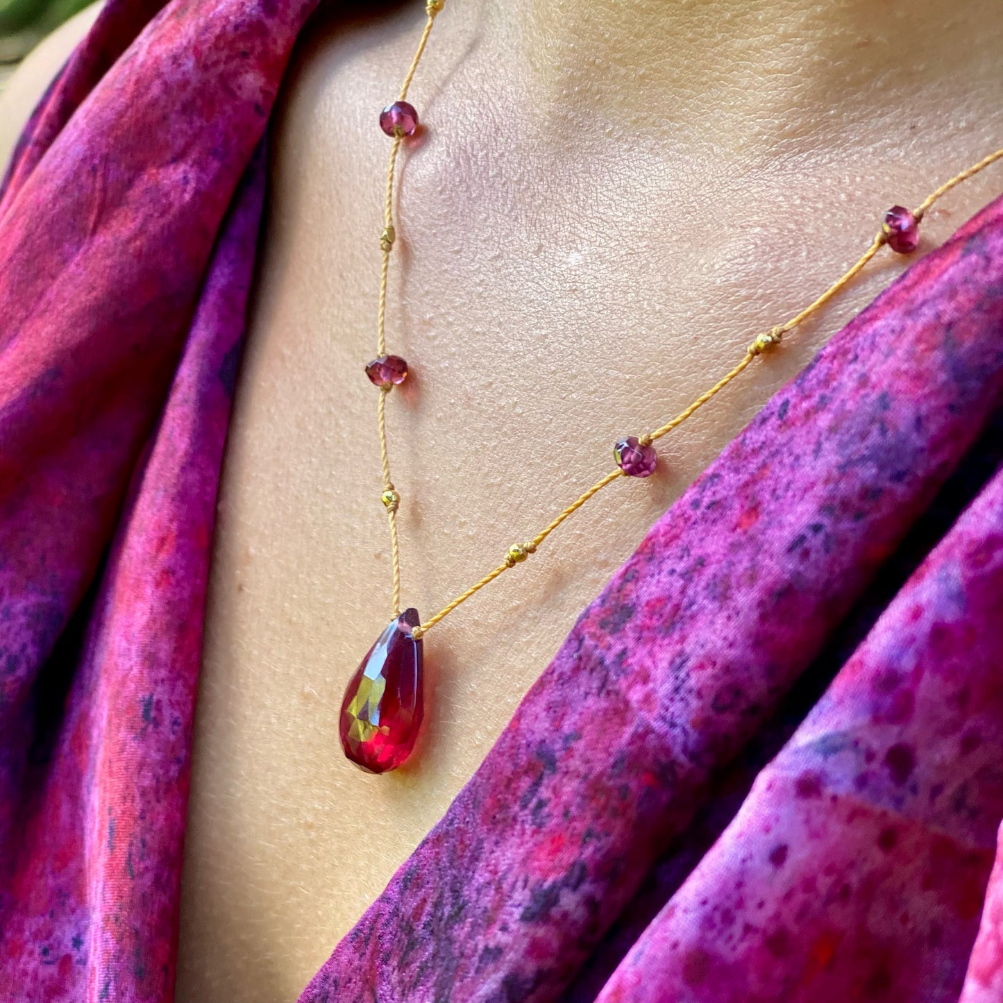 Garnet Alohi Drop