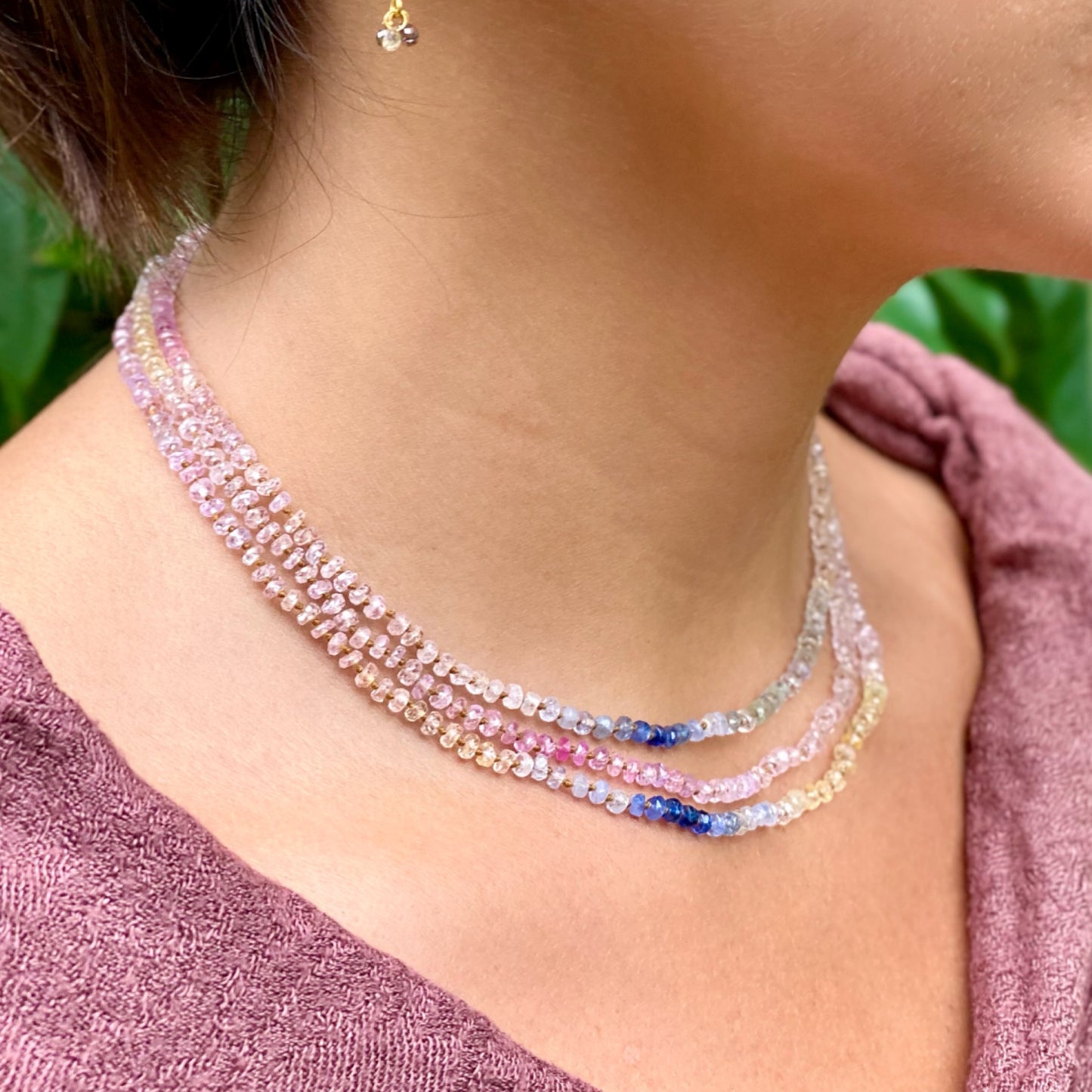 Pastel Sapphire Lei