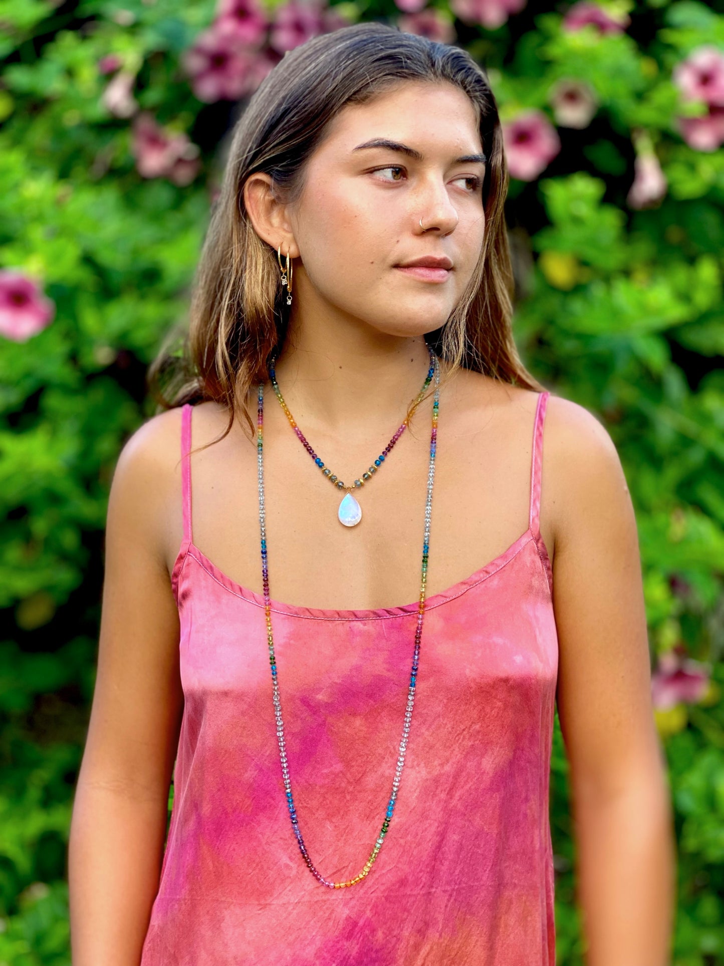 Aquamarine Rainbow Lei