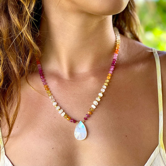 Moonstone Sunset with Gold Mana