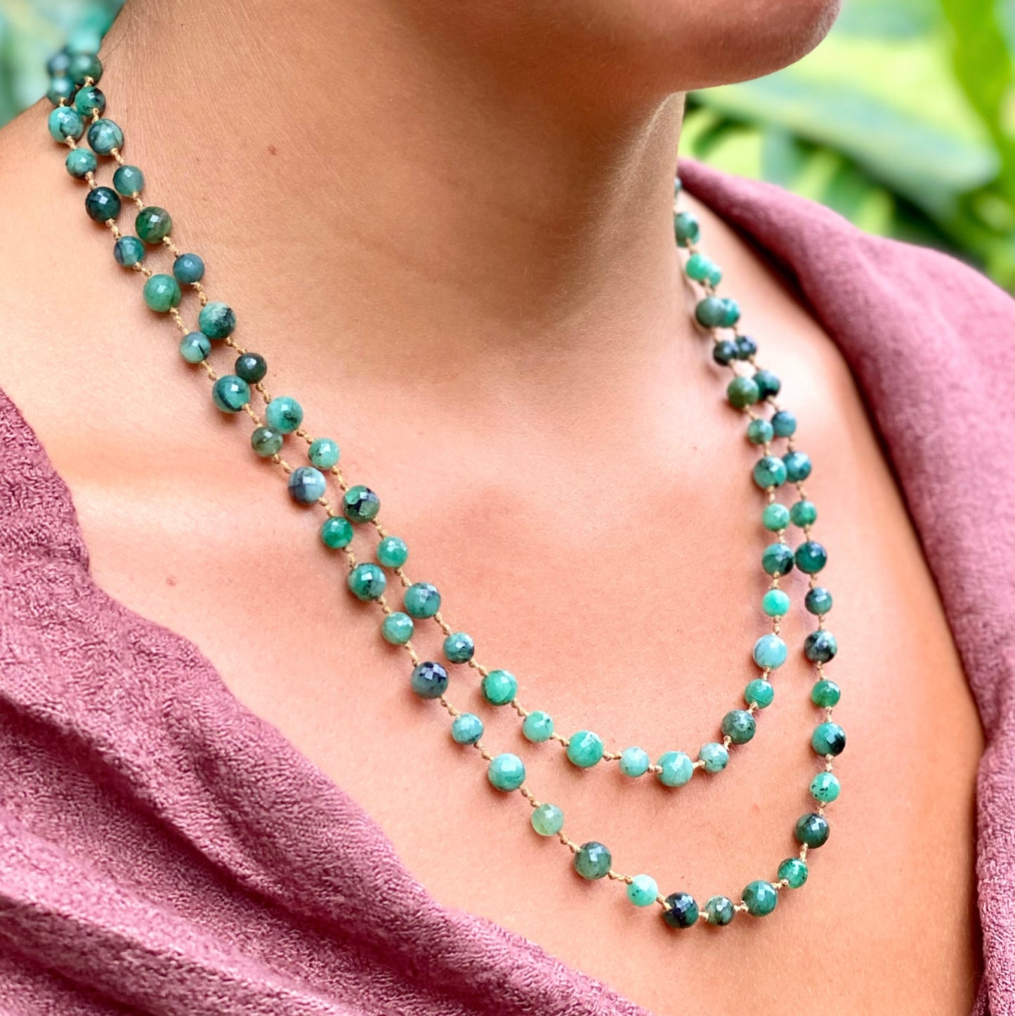 Sakota Emerald Mala