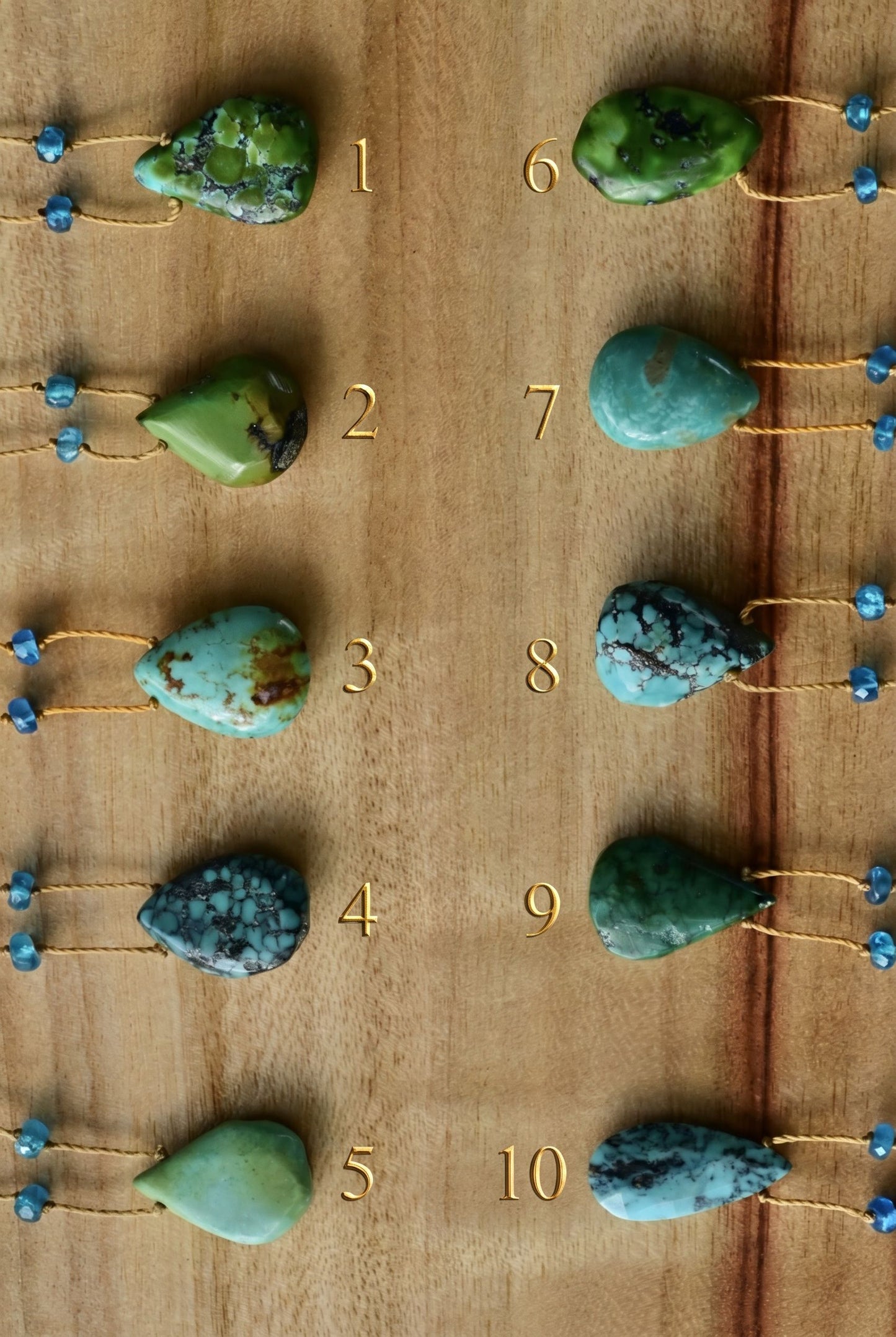 Turquoise Rainbow Drop