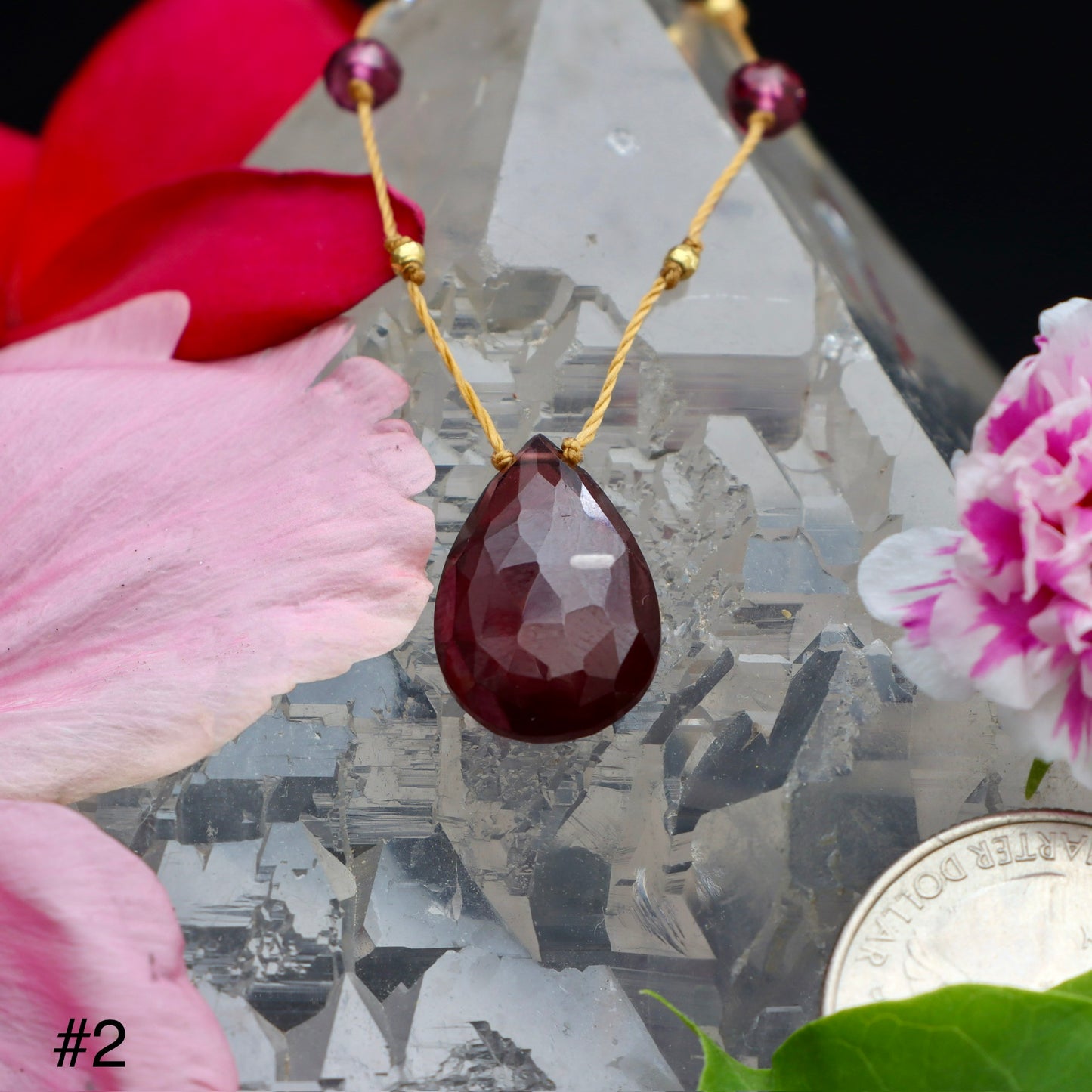 Garnet Alohi Drop