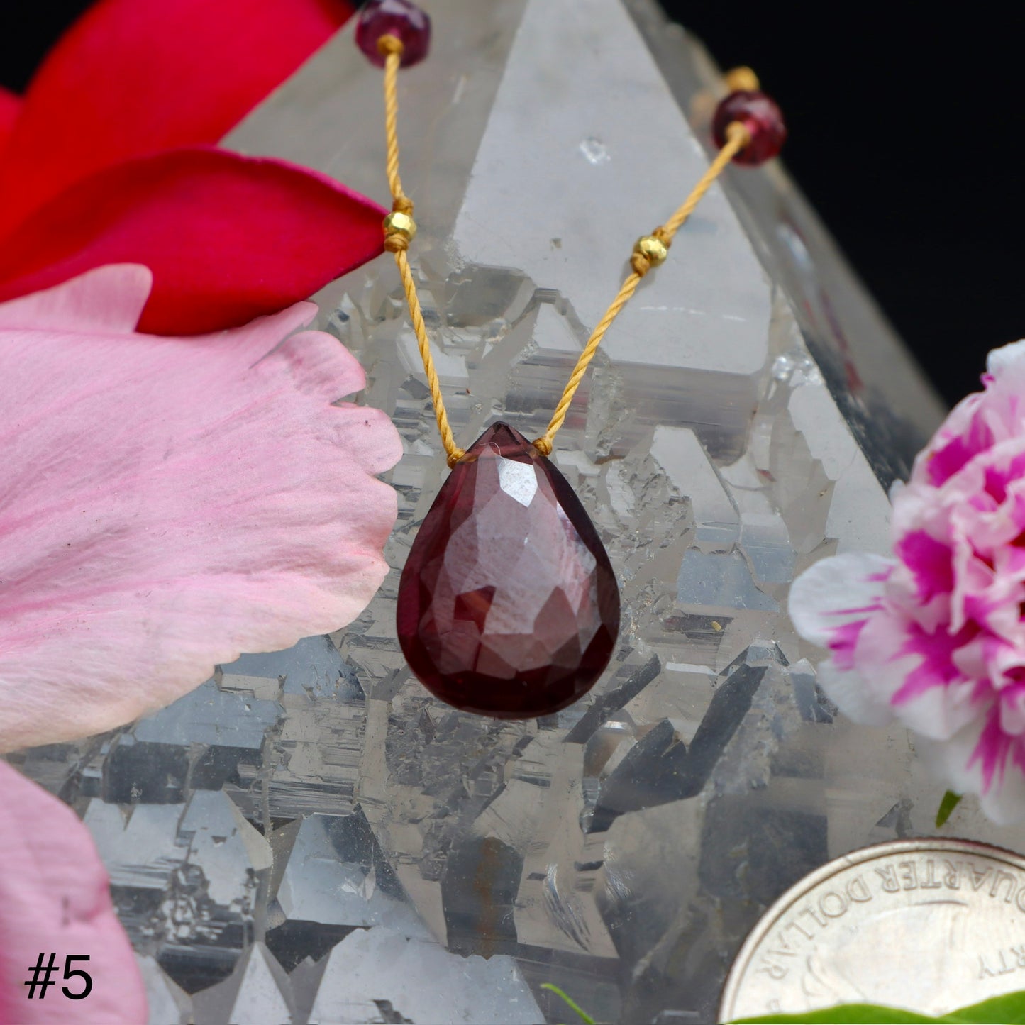 Garnet Alohi Drop