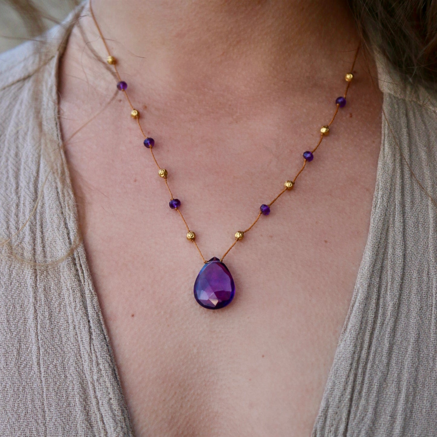 Amethyst Alohi Drop