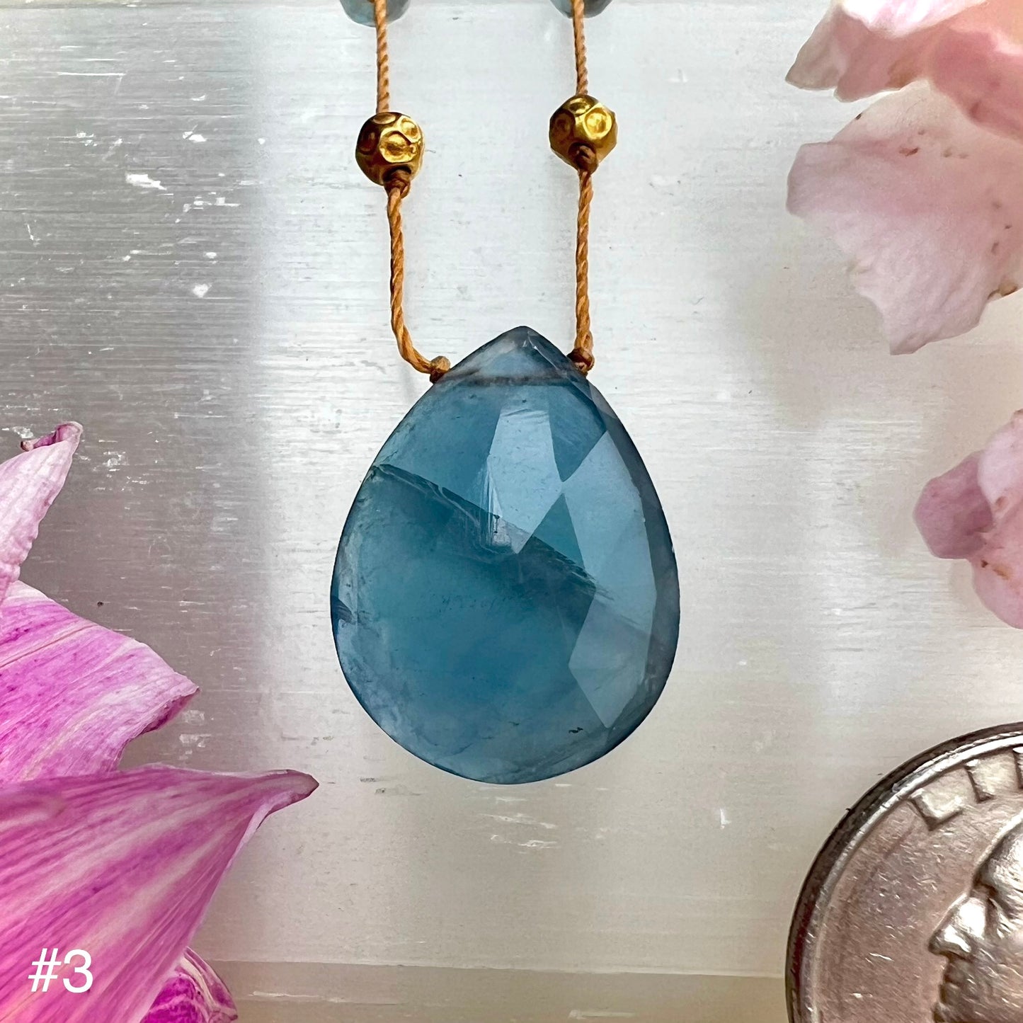 Teal Fluorite Alohi Drop