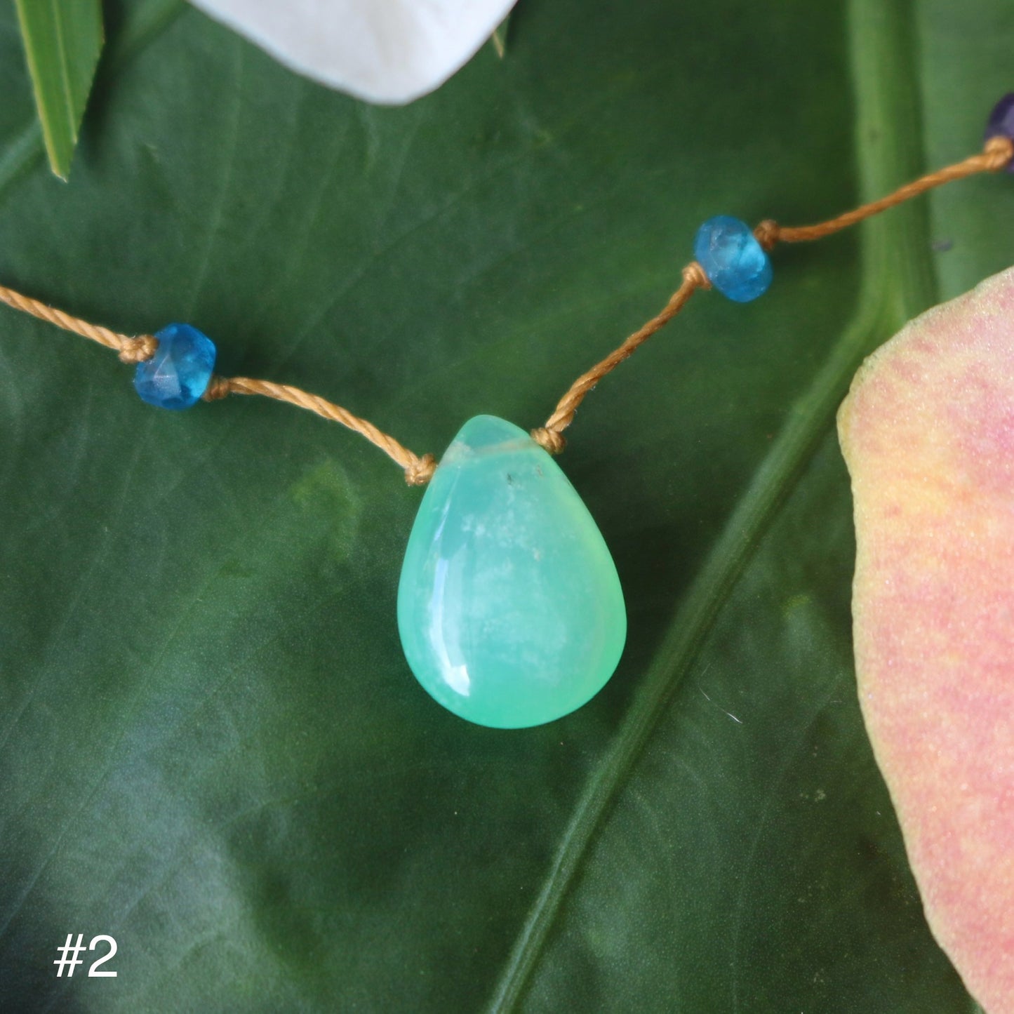 Chrysoprase Rainbow Drop