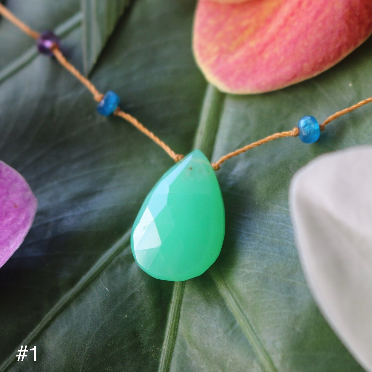 Chrysoprase Rainbow Drop