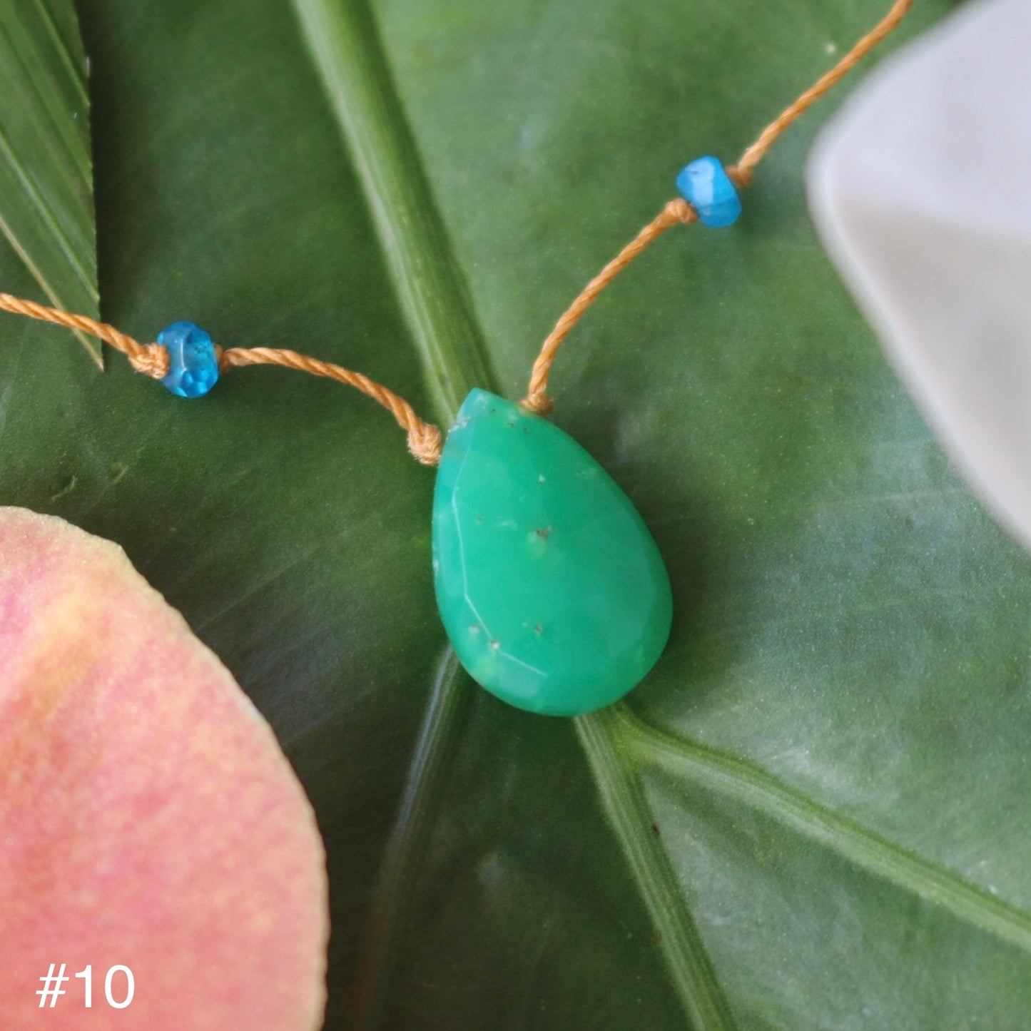 Chrysoprase Rainbow Drop