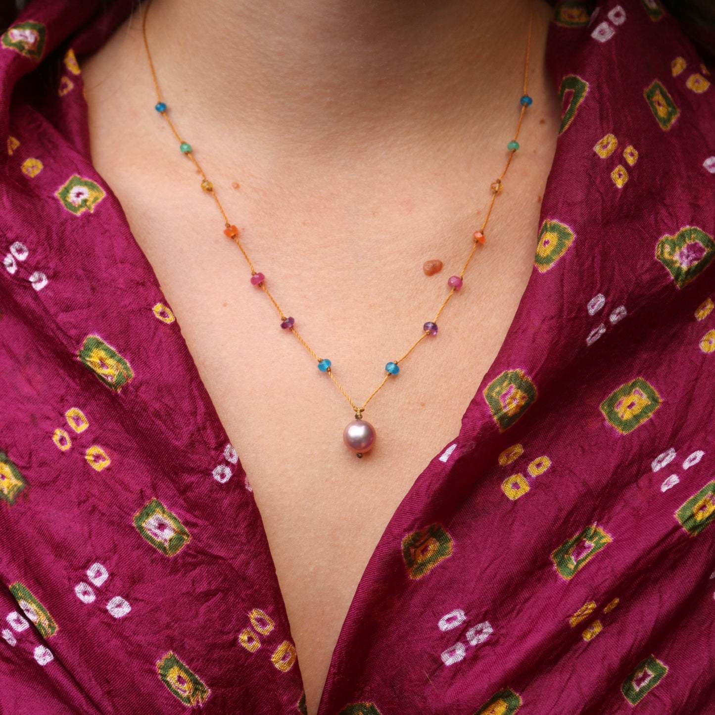 Tahitian Pearl Rainbow Drop