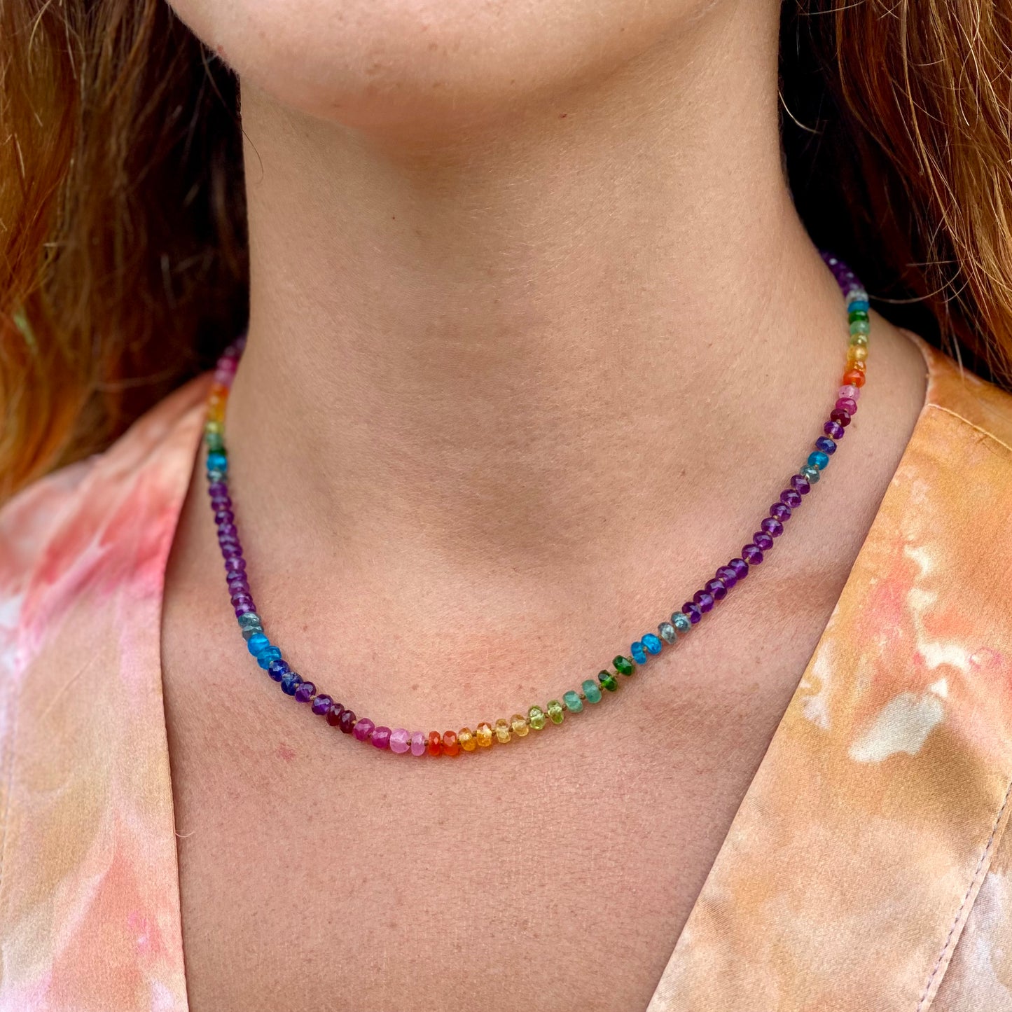 Amethyst Rainbow Lei