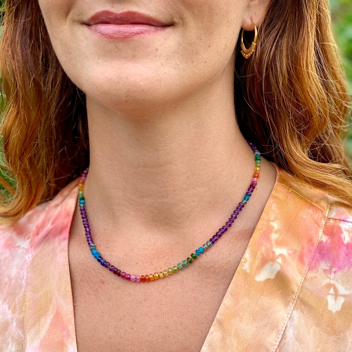 Amethyst Rainbow Lei